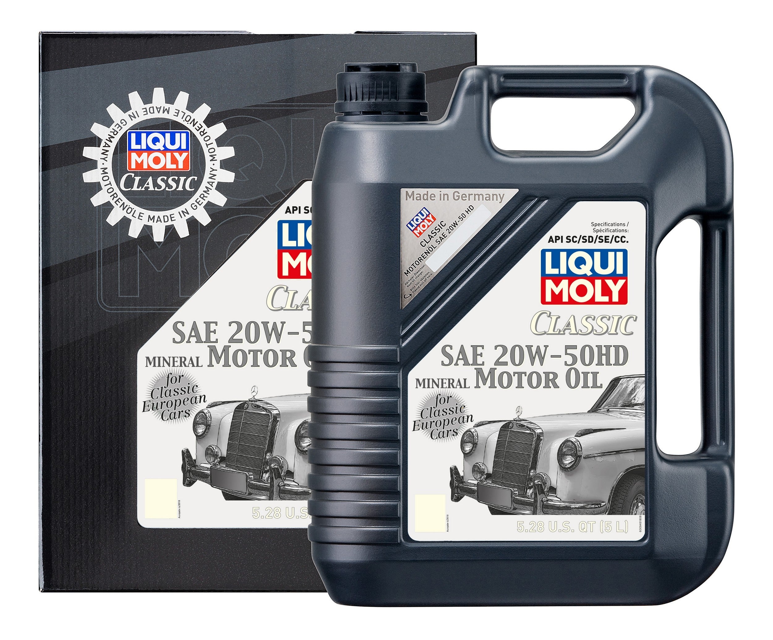 LIQUI MOLY 5L Classic Motor Oil SAE 20W50 HD 20262
