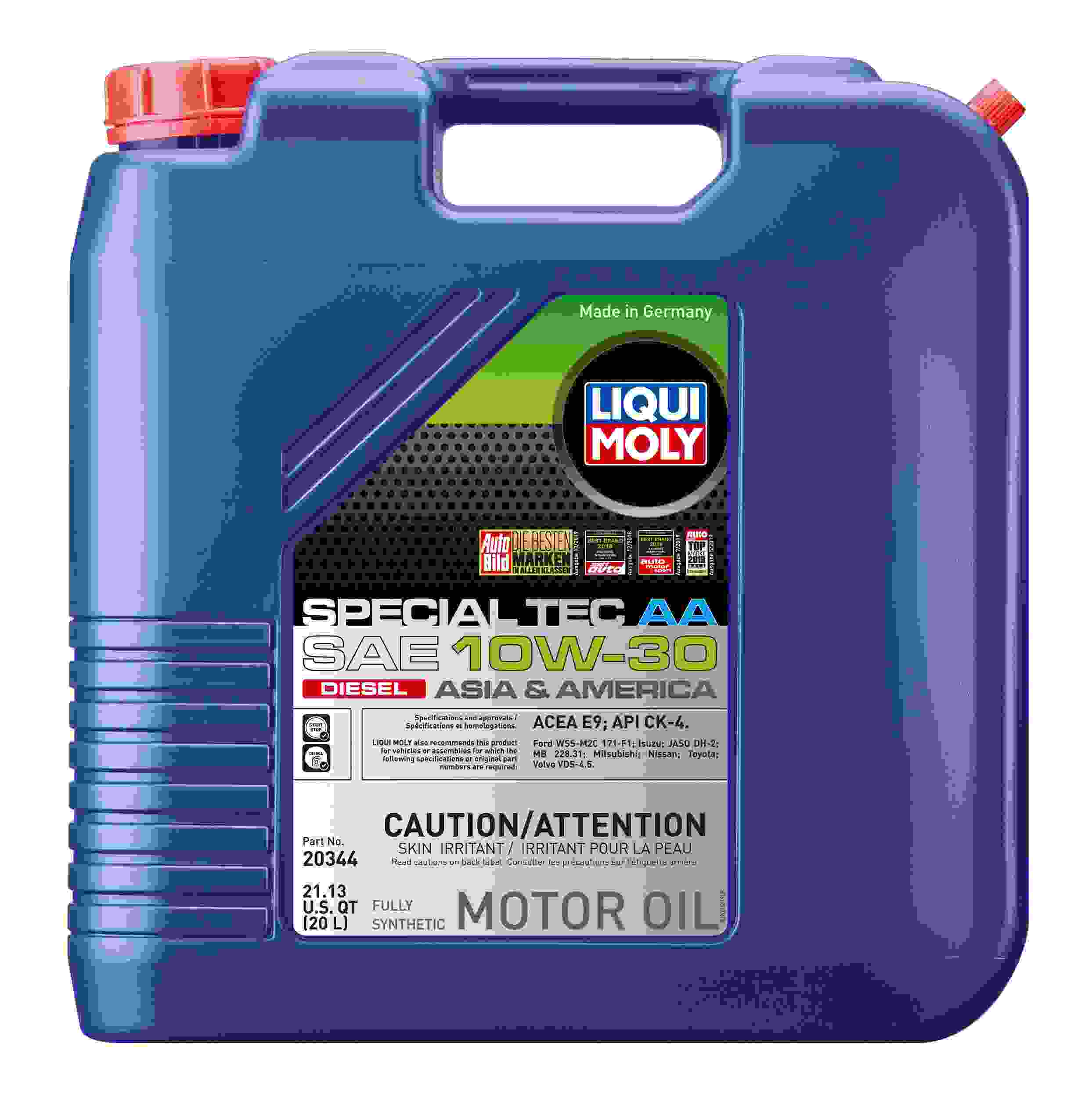 LIQUI MOLY 20L Special Tec AA Motor Oil SAE 10W30 Diesel 20344