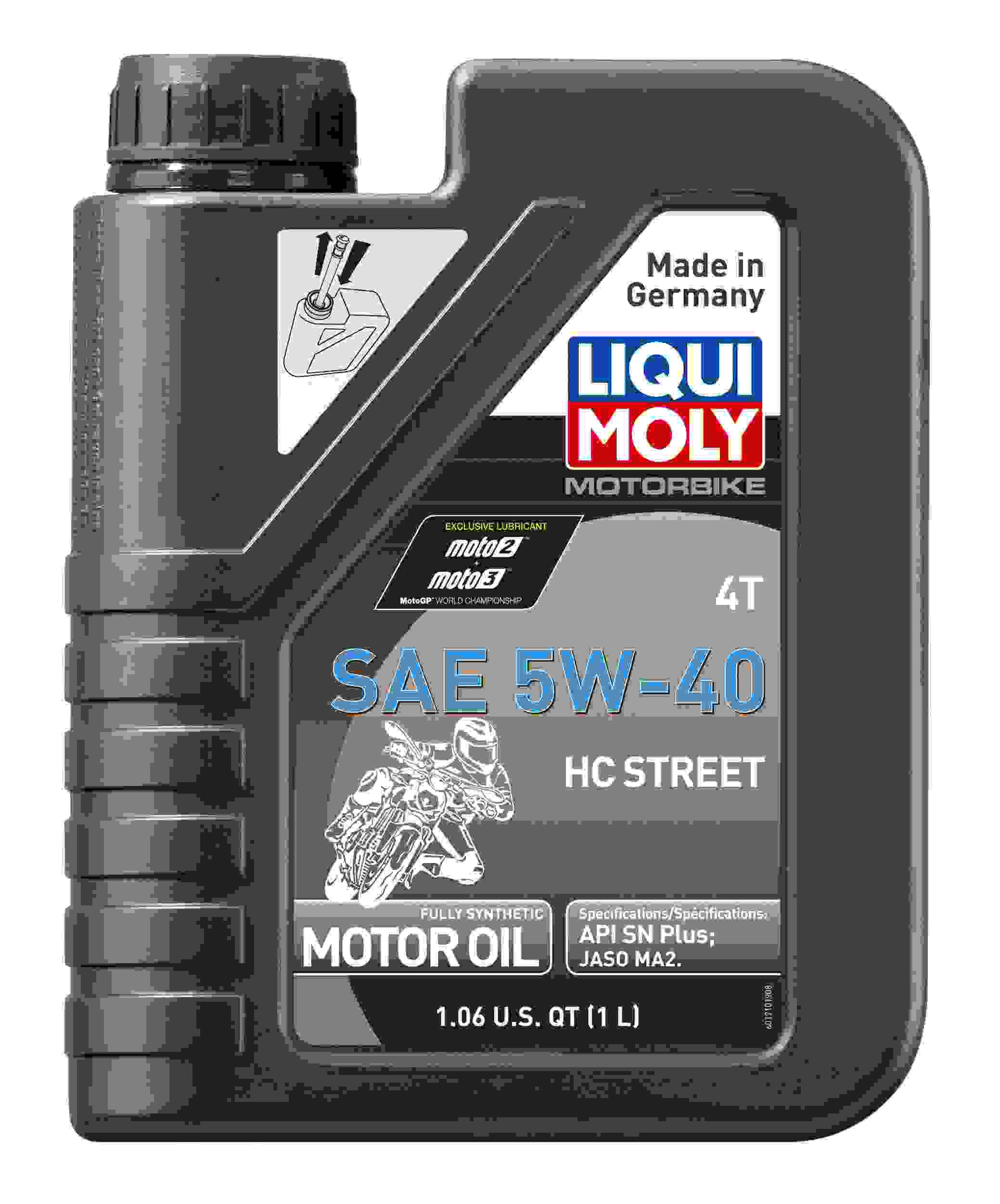 LIQUI MOLY 1L Motorbike 4T SAE 5W40 HC Street 20412