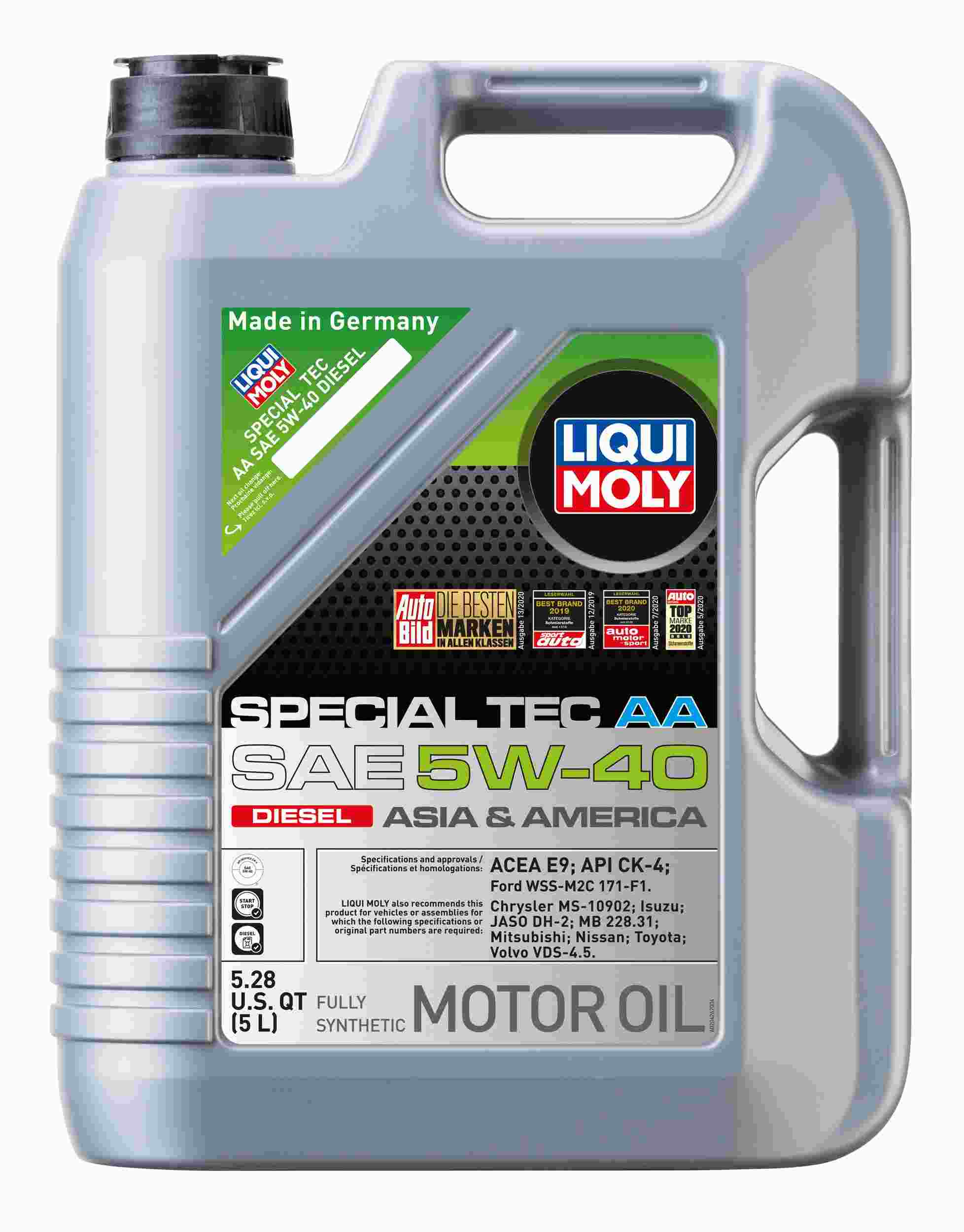 LIQUI MOLY 5L Special Tec AA Motor Oil 5W40 - Diesel 20426