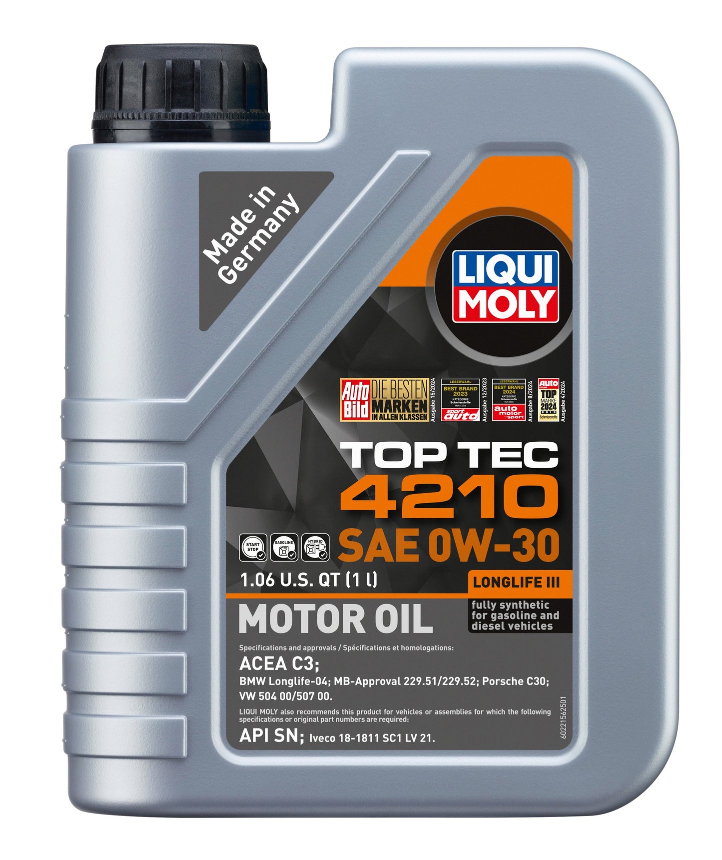 LIQUI MOLY 1L Top Tec 4210 Motor Oil SAE 0W30 22156