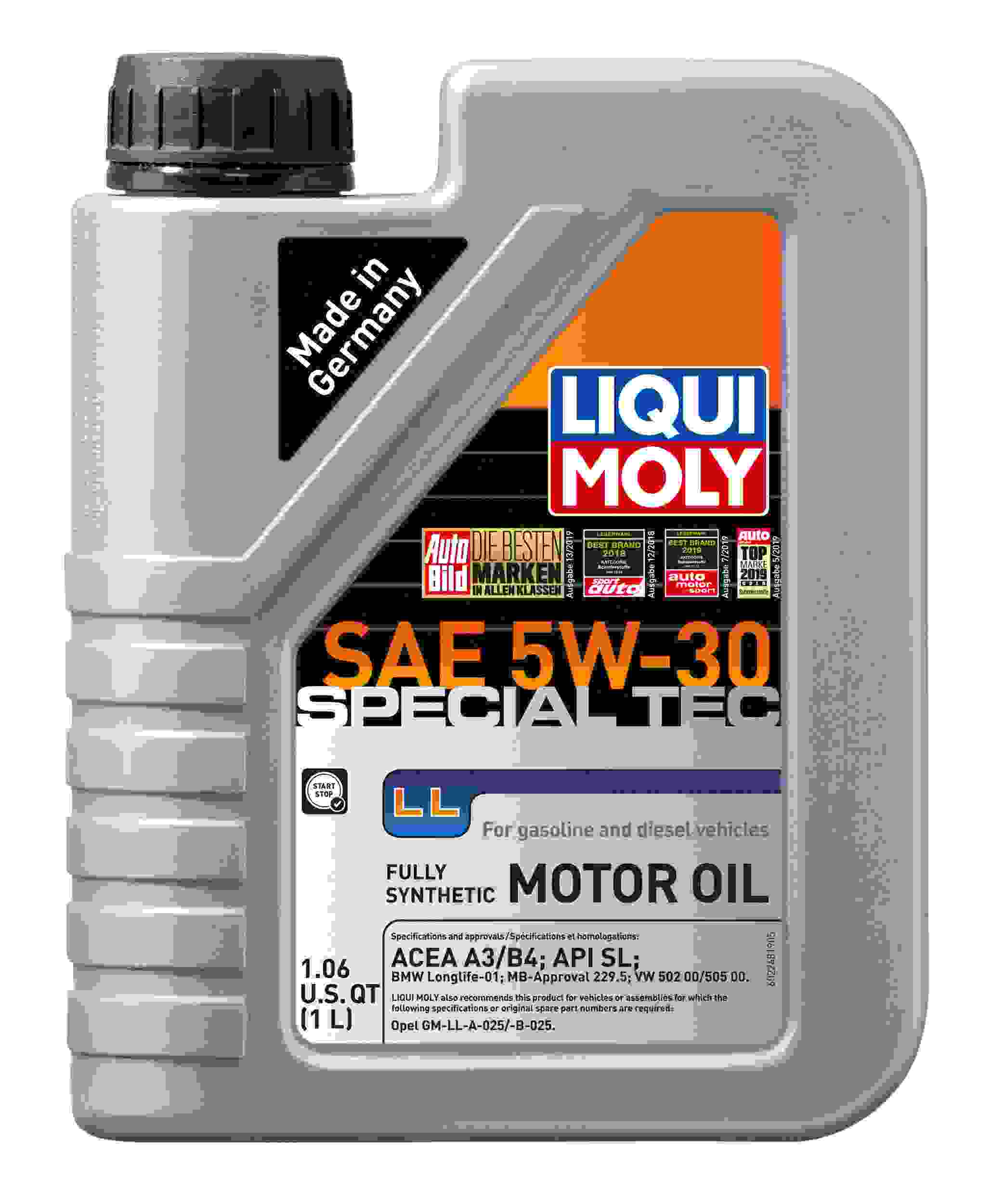 LIQUI MOLY 1L Special Tec LL Motor Oil 5W-30 2248