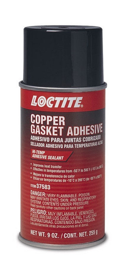 Loctite Copper Gasket Adhesive Aerosol 9oz Sealers, Gasket Makers and Glues Gasket Coatings main image