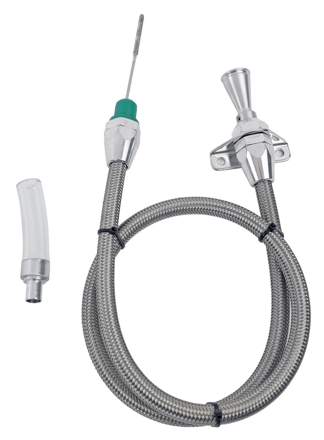 Lokar 36in Flexable Stainless Transmission Dipstick Automatic Transmissions and Components Automatic Transmission Dipsticks main image