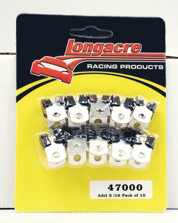 Longacre Line Clamps 3/16in 10pk Clamps and Brackets Hose Support Brackets main image