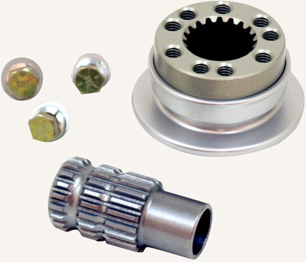 Longacre Splined Alum. Steering Hub Steering Wheels and Components Steering Wheel Quick Disconnects main image