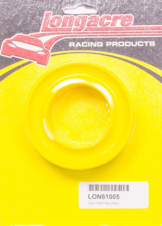 Longacre Coil Over Spring Rubber Yellow 5 Bushings and Mounts Coil Spring Bushings main image