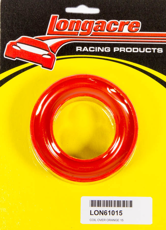 Longacre Coil Over Spring Rubber Orange 15 Bushings and Mounts Coil Spring Bushings main image