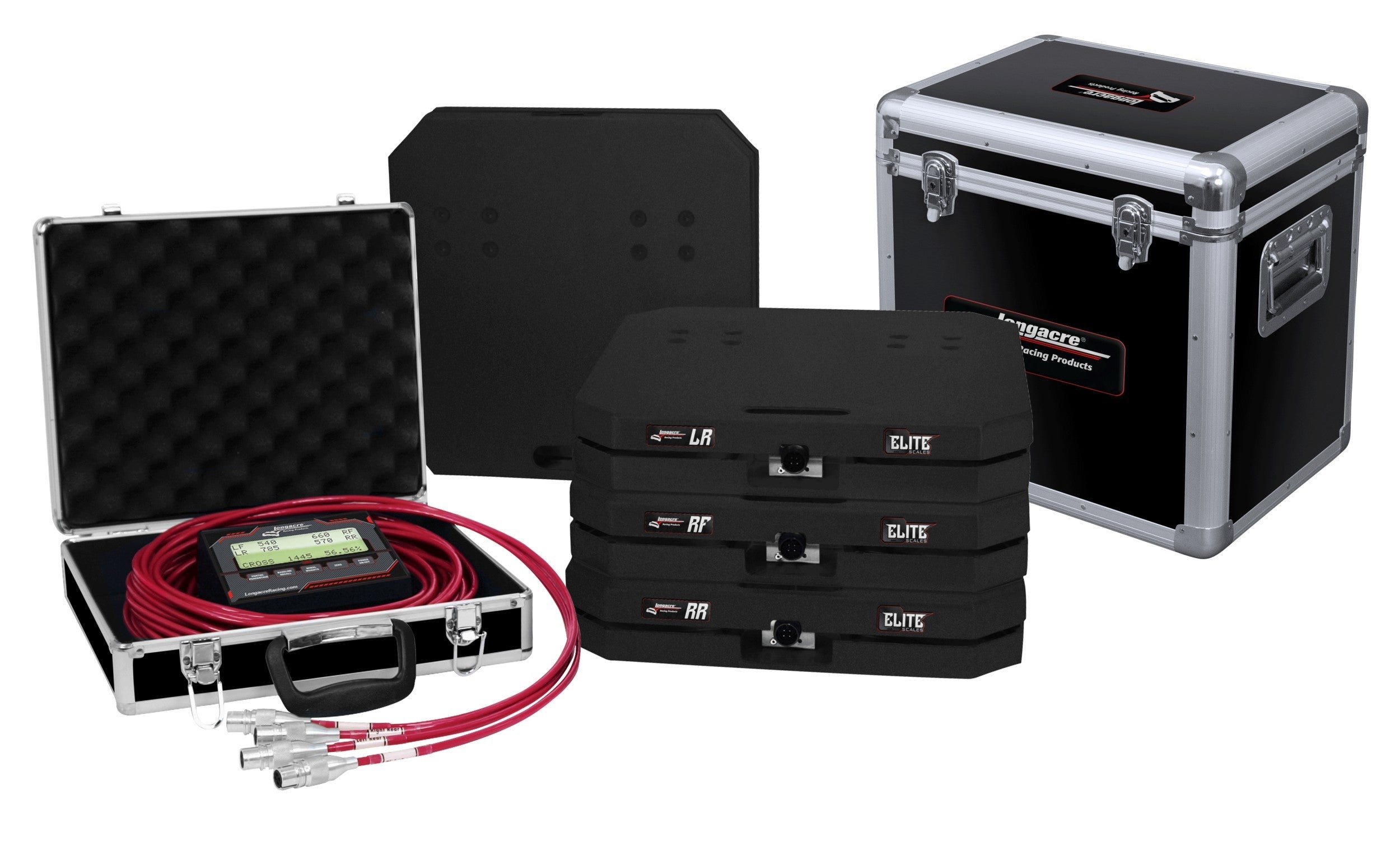 Longacre Scale Set Elite Wired 15in Pads 1800lbs Suspension Tuning Vehicle Scales main image