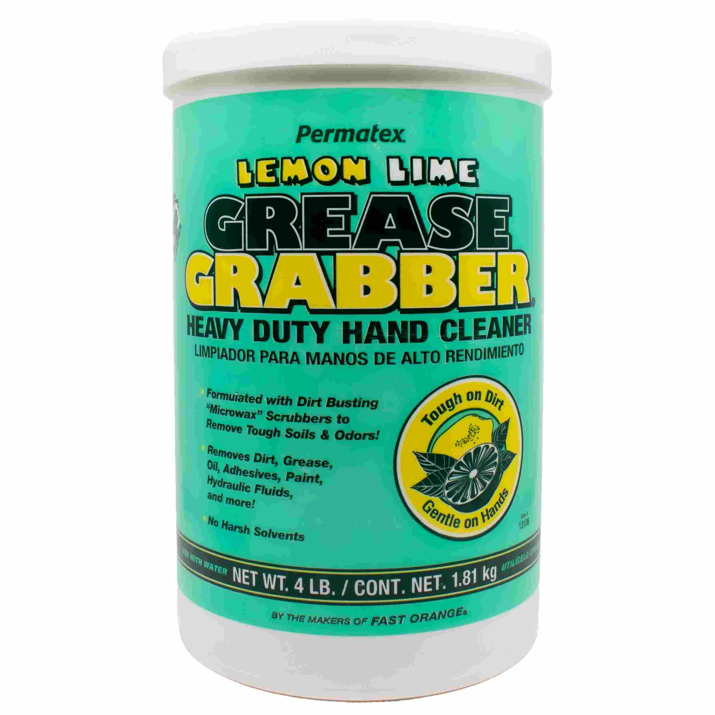 Permatex Grease GrabberT Lemon Lime Hand Cleaner