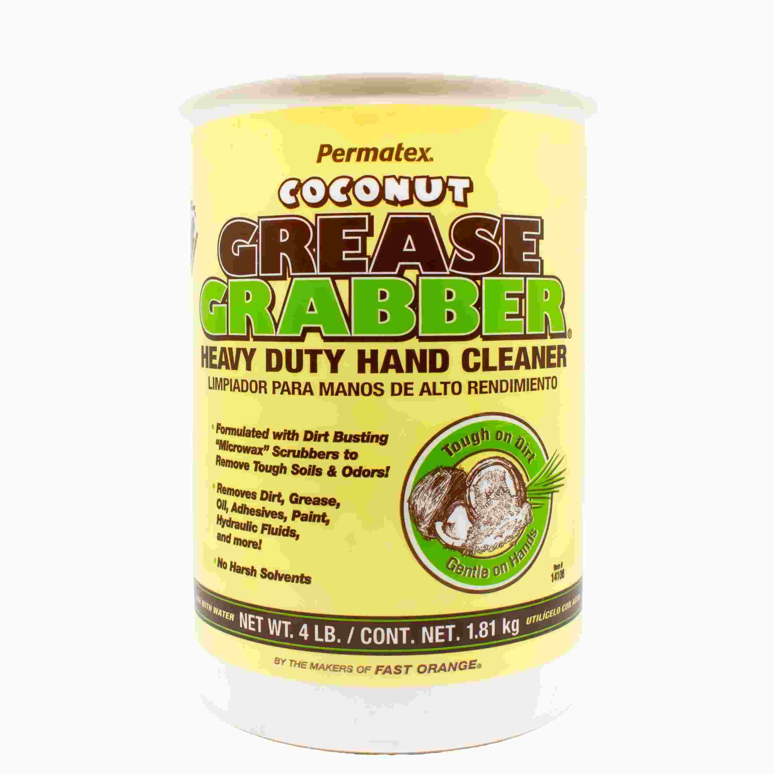Permatex Grease GrabberT Coconut Hand Cleaner