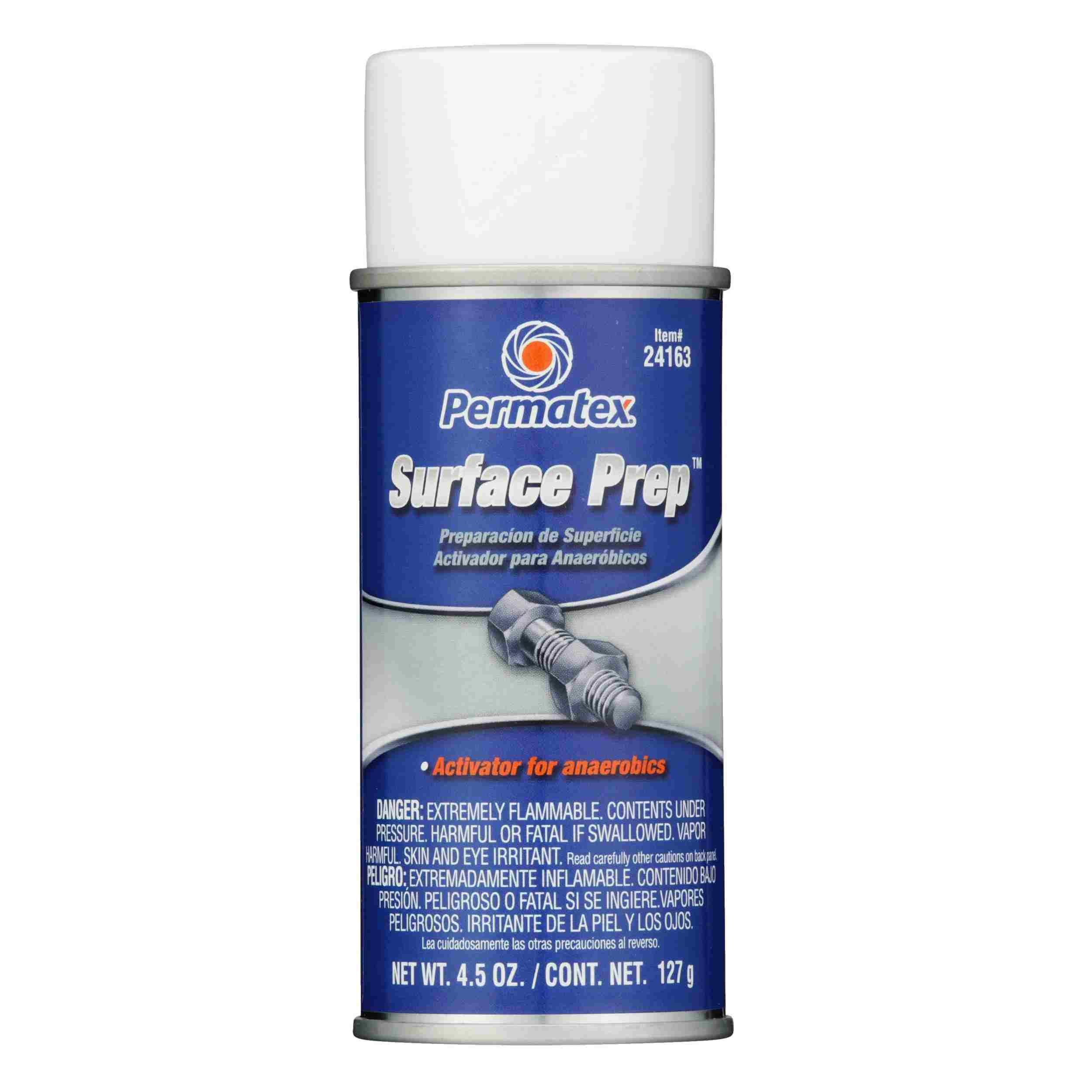 Permatex SURFACE PREP Activator for Anaerobics, 6 oz aerosol can, 4.5