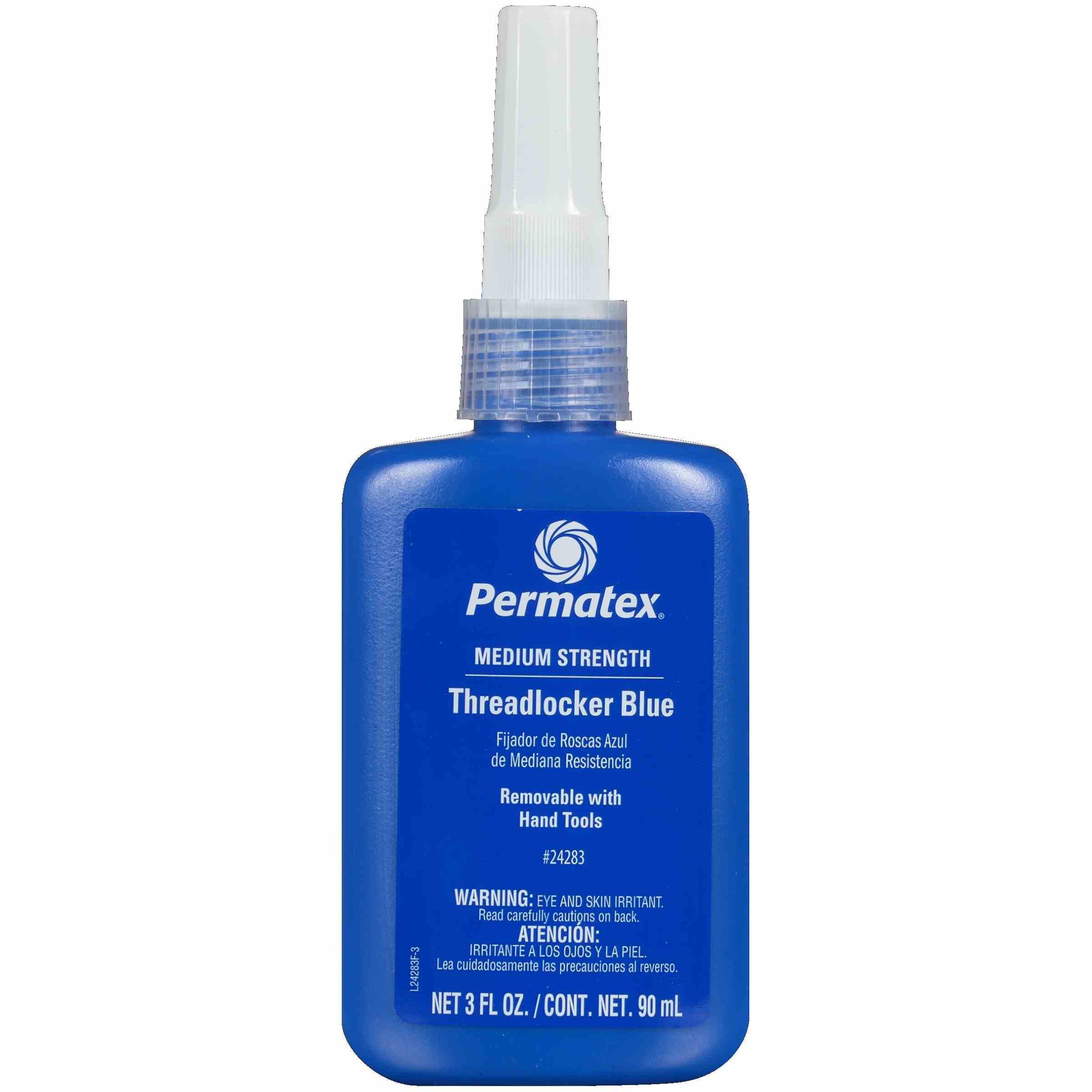 Permatex Medium Strength Threadlocker Blue, 90 mL bottle, Each