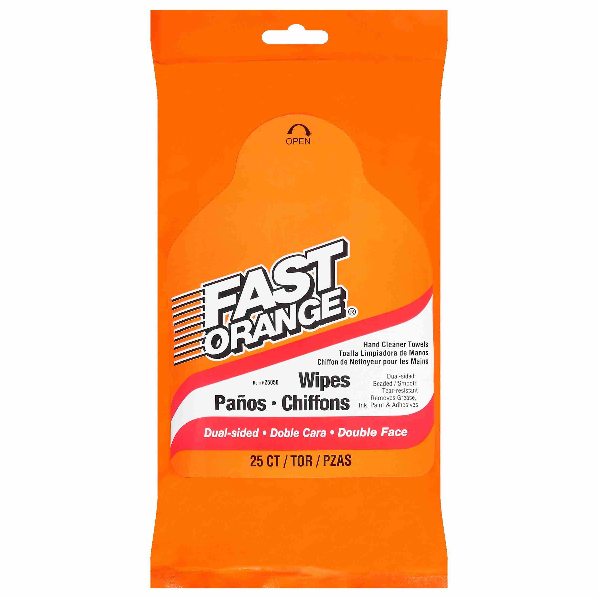 Permatex Fast Orange Heavy-Duty Hand Cleaner Wipes