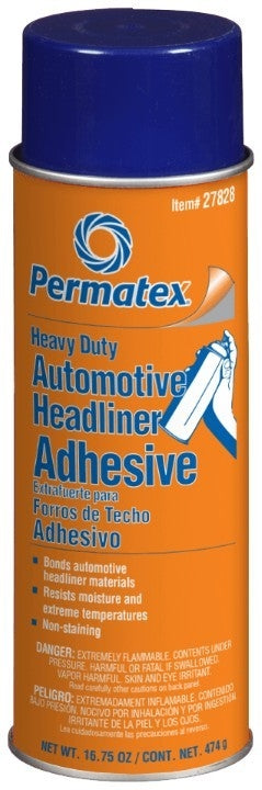 Permatex BODY SHOP Carpet & Headliner Spray Adhesive, 16.75 oz aerosol
