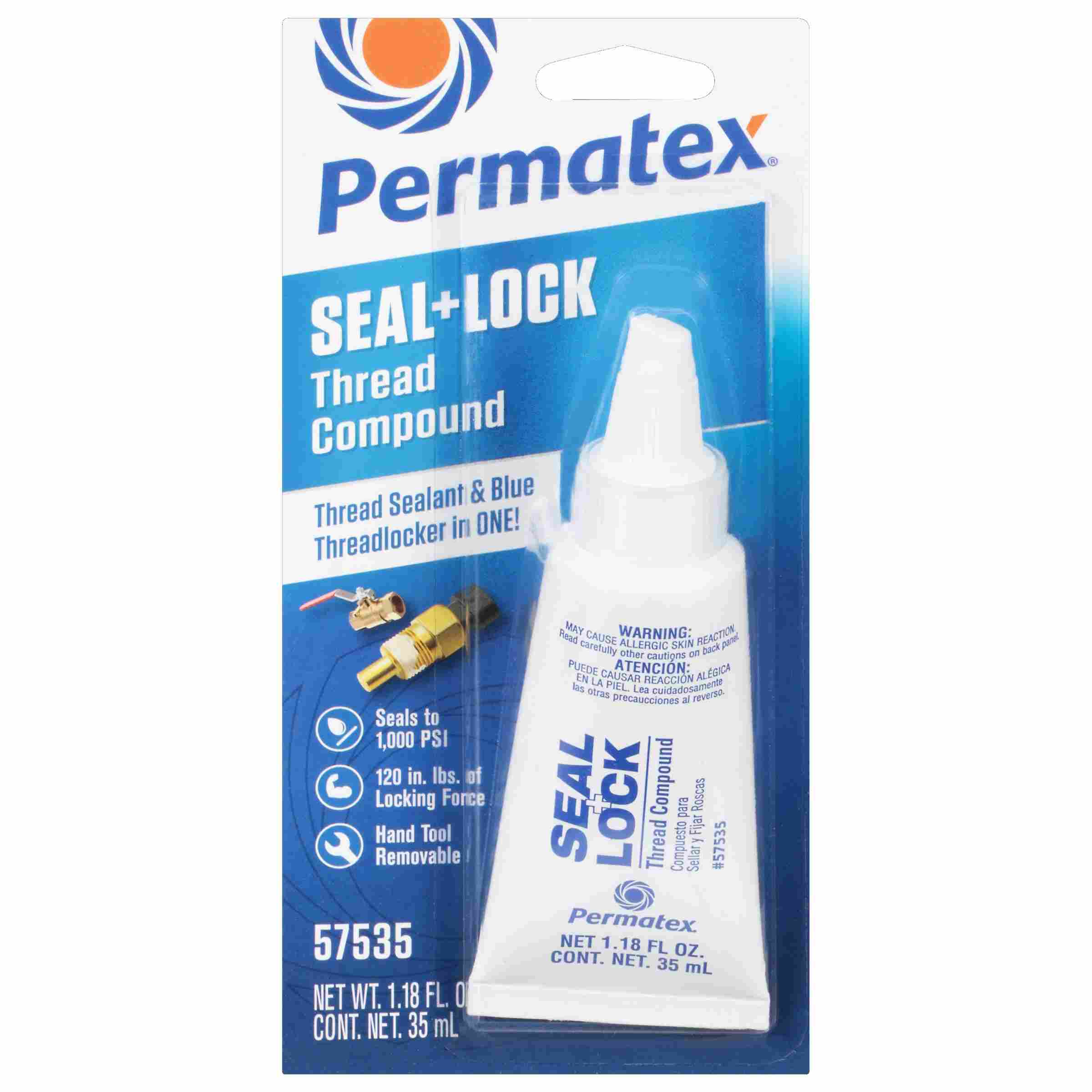 Permatex Seal & Lock Thread Com pound 35ml PEX57535