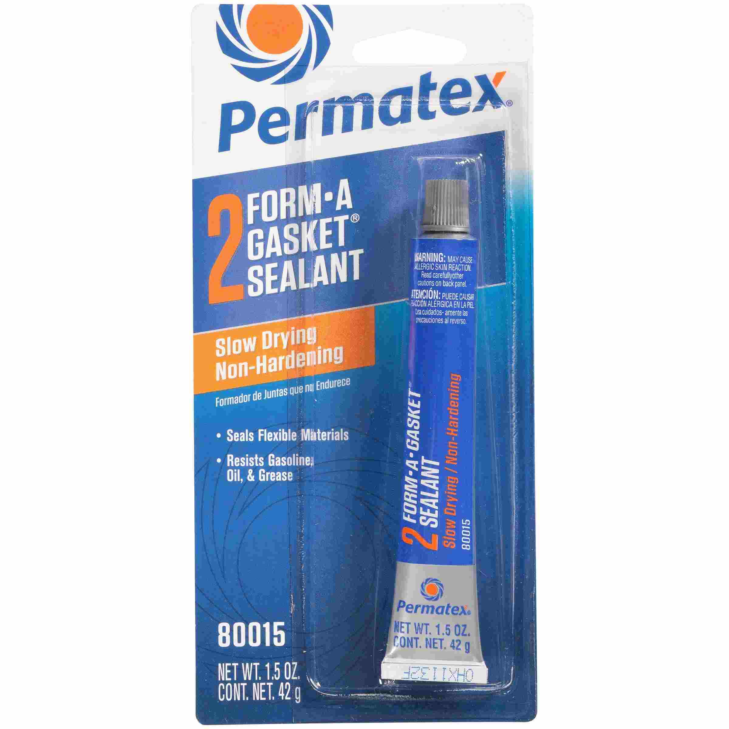 Permatex FORM-A-GASKET #2 Sealant, 1.5 oz tube, carded, Each