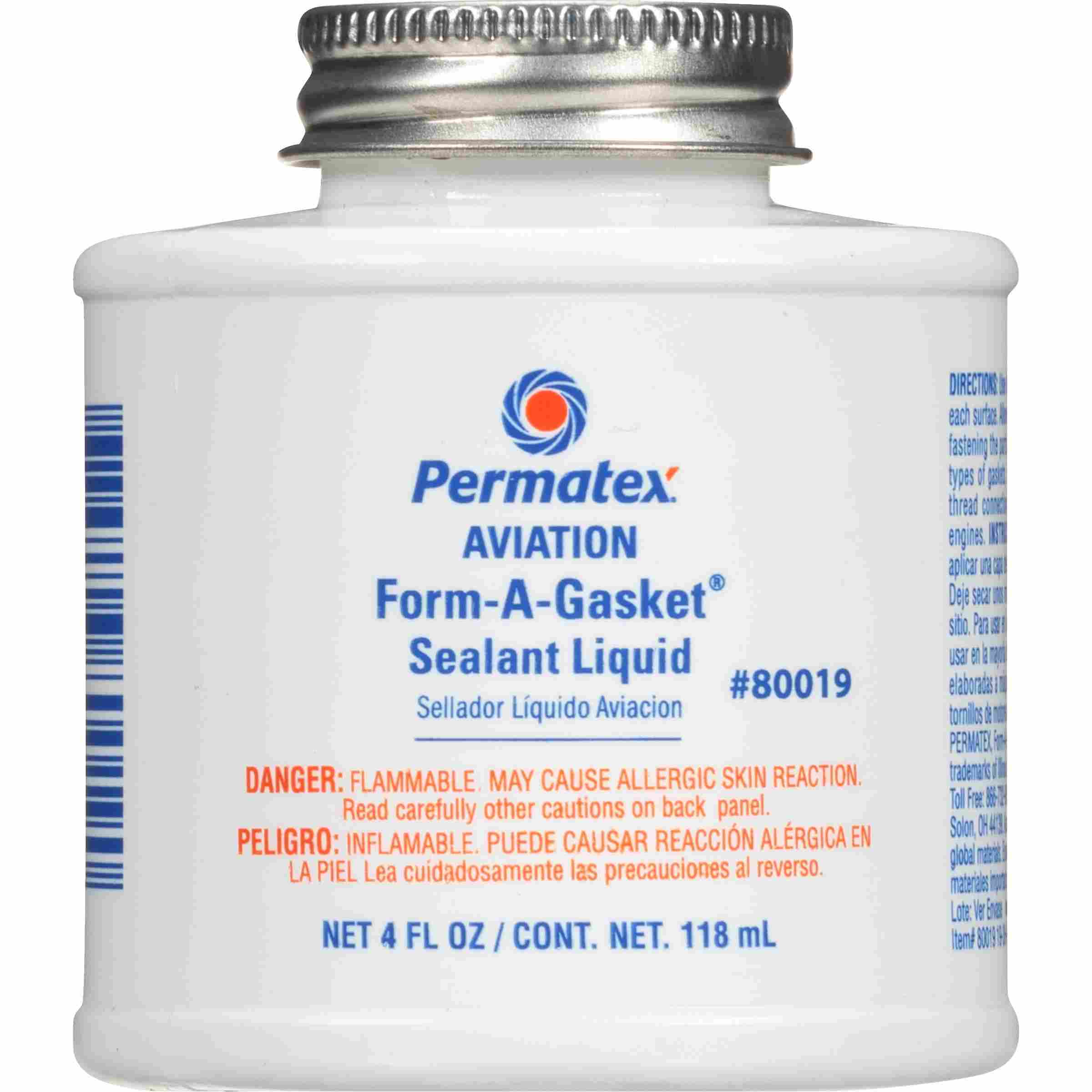 Permatex Aviation FORM-A-GASKET #3 Sealant, 4 oz bottle, Each