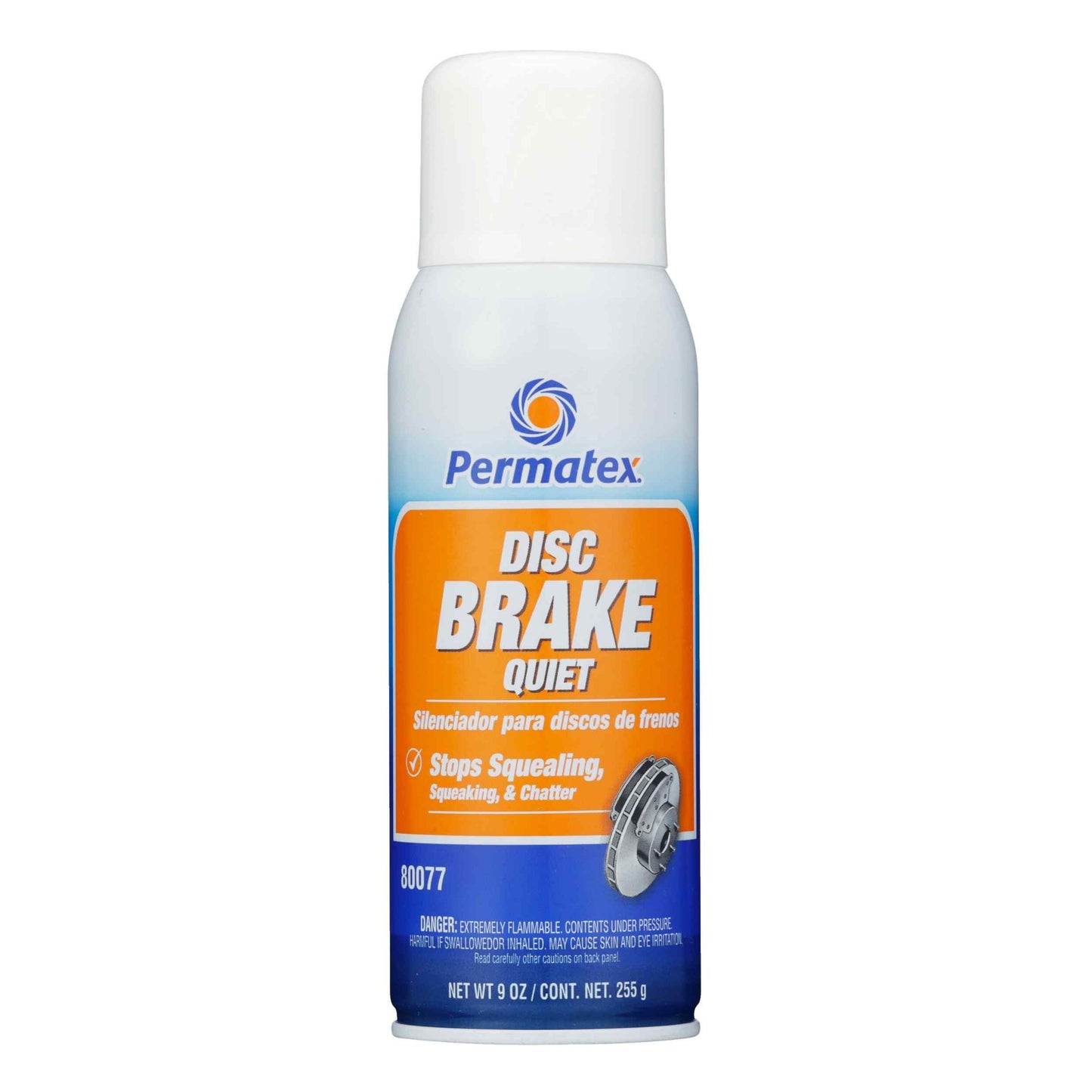 Permatex Disc Brake Quiet, 12 oz aerosol can, 9 oz net wt, Each