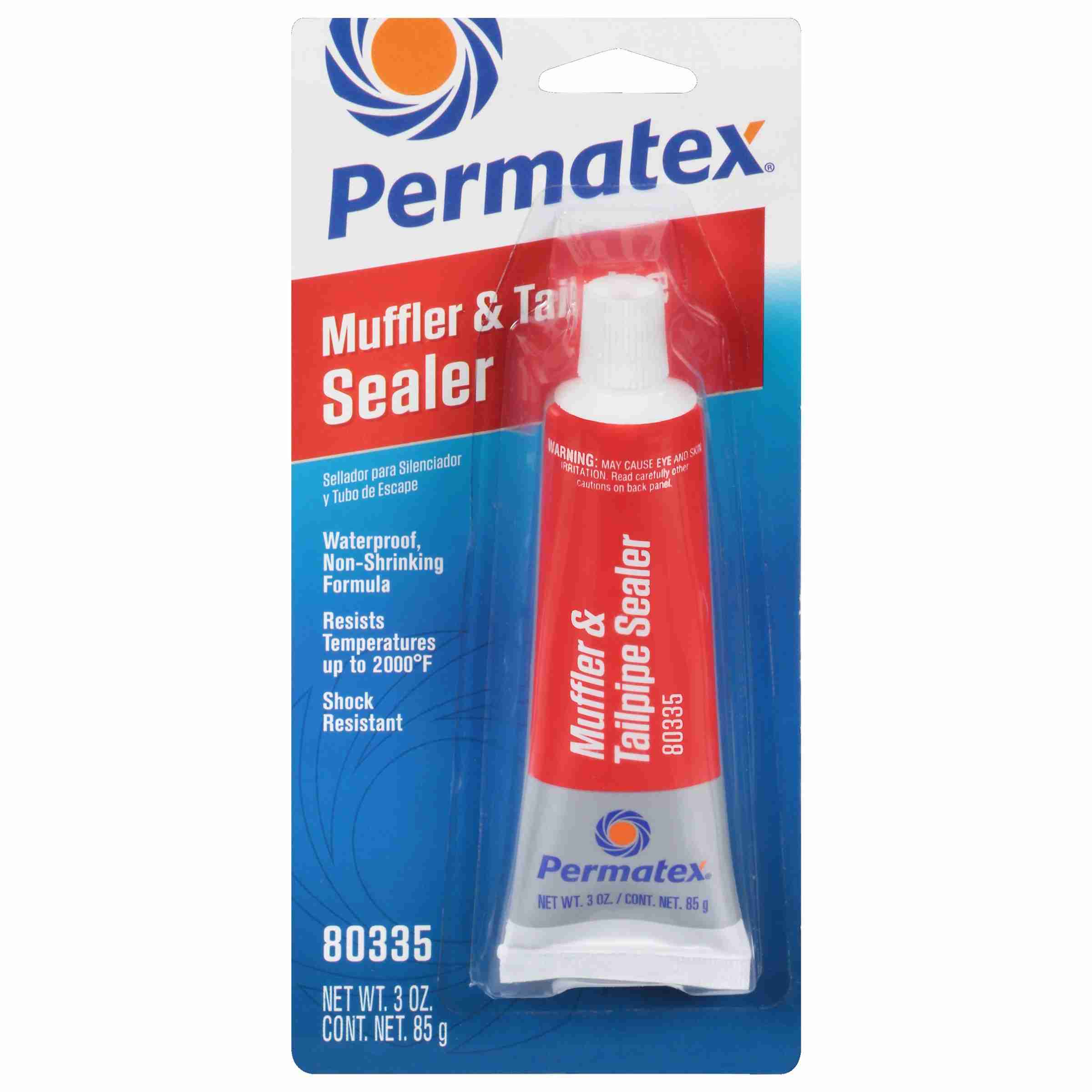 Permatex Muffler & Tailpipe Sealer, 3 oz tube, carded, Each