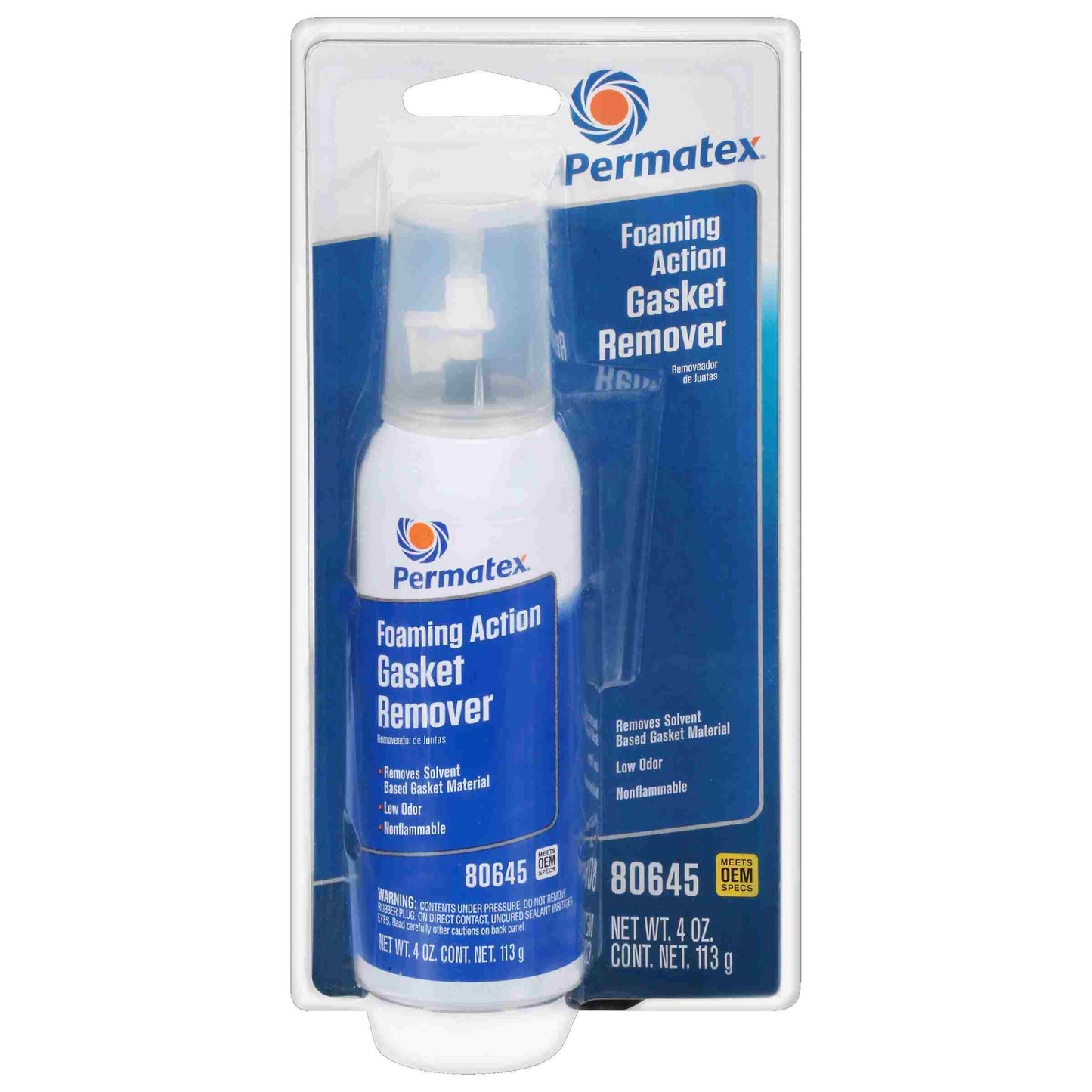 Permatex Gasket Remover, 4 oz PowerCan with brush tip nozzle/stand-up