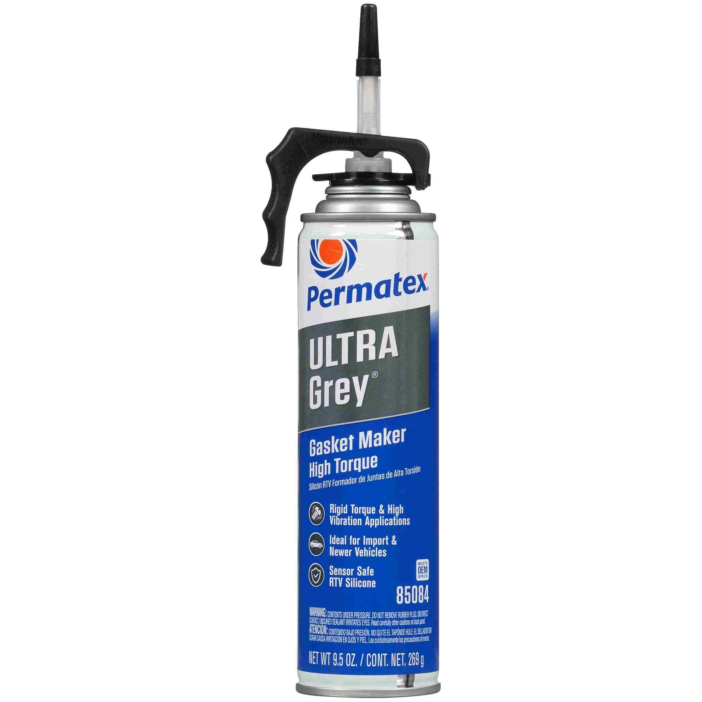 Permatex Ultra Grey® Rigid High-Torque RTV Silicone Gasket Maker