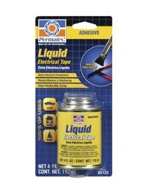 Permatex Liquid Electrical Tape, 4 fl oz brush top can, carded