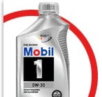 Mobil Oil; SAE 0W-30; Full Synthetic; 1 Quart Bottle; Single; Advanced Fuel