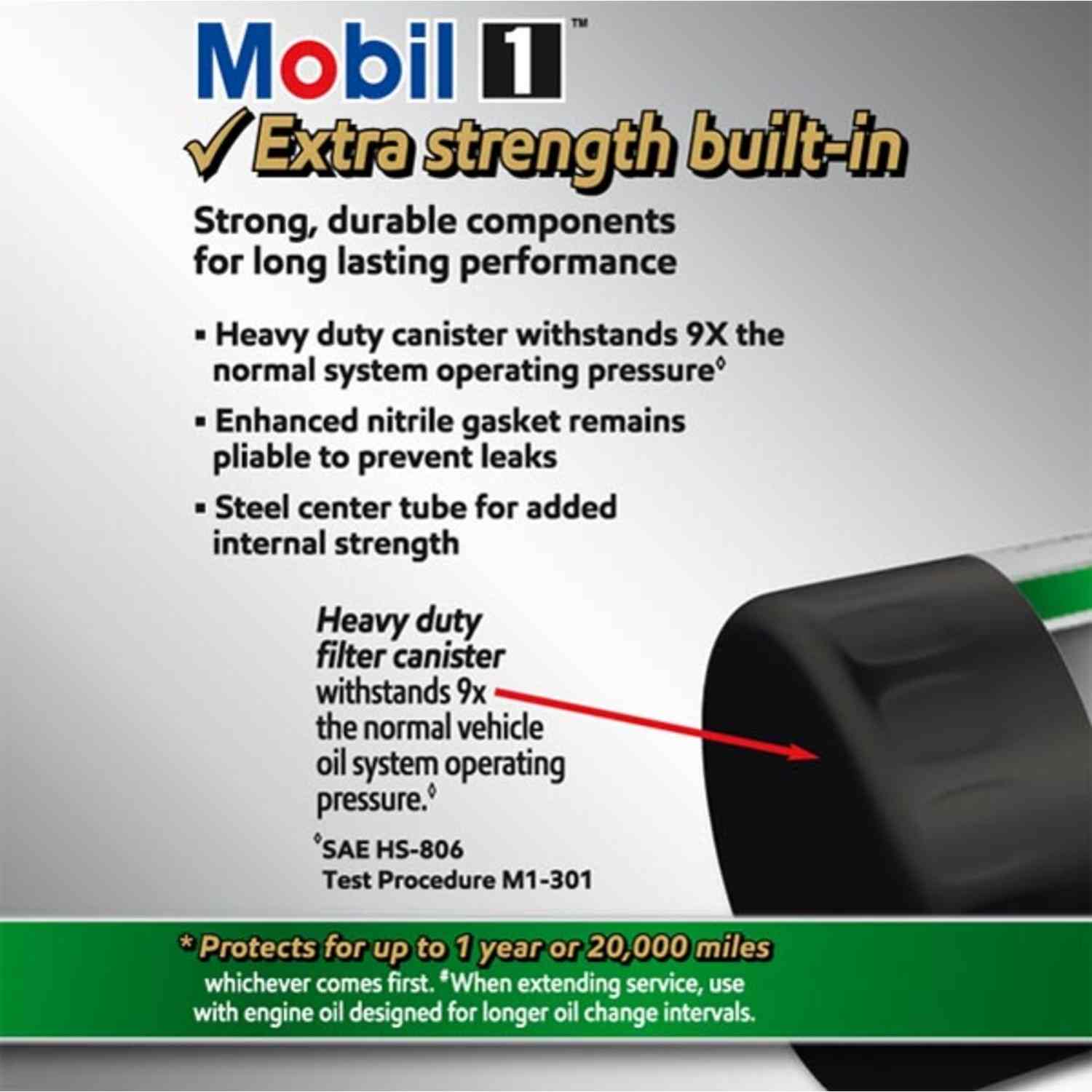 Mobil 1 Extended Perform ance Oil Filter M1-108A MOBM1-108A