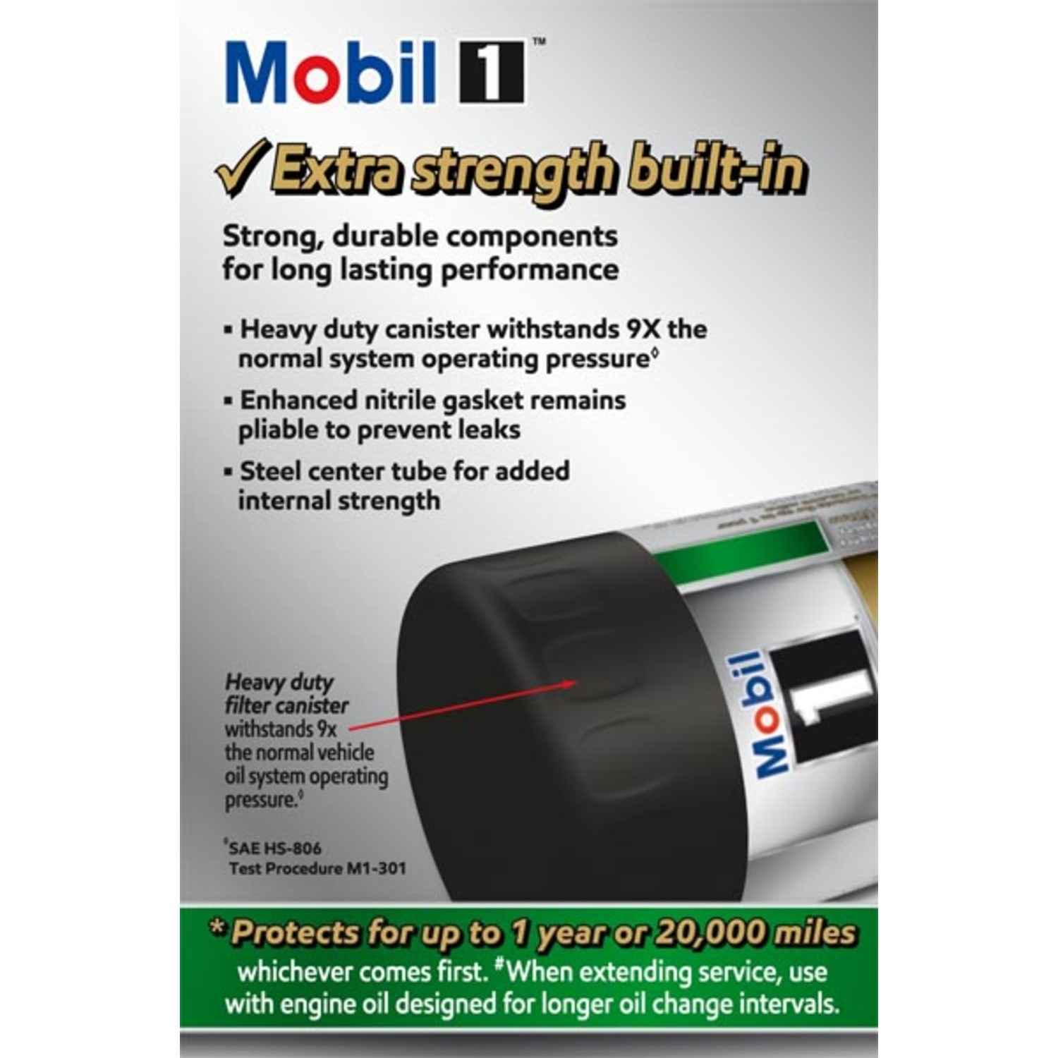 Mobil 1 Extended Perform ance Oil Filter M1-303A MOBM1-303A
