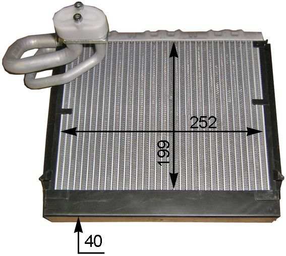 MAHLE Behr A/C Evaporator Core 351331131