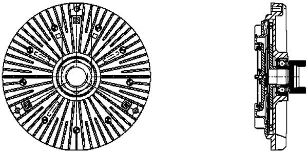 MAHLE Behr Engine Cooling Fan Clutch 376732111