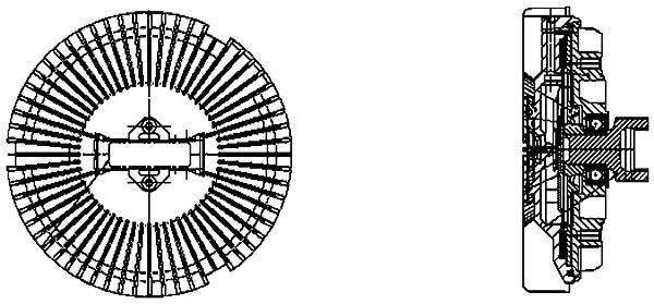 MAHLE Behr Engine Cooling Fan Clutch 376733021