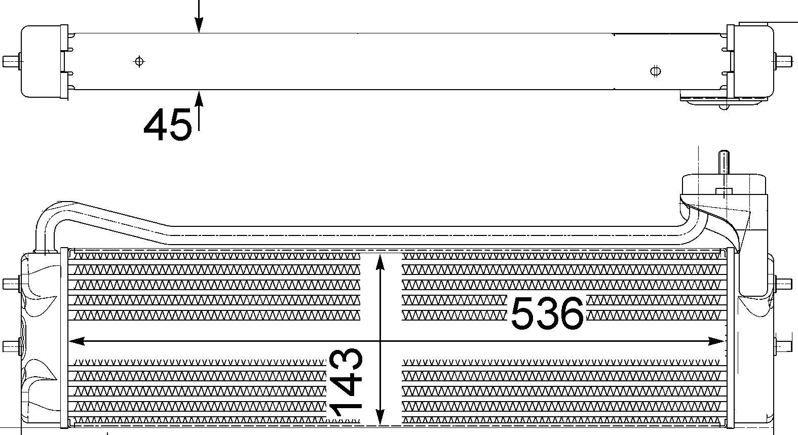 MAHLE Behr Engine Oil Cooler 376756711