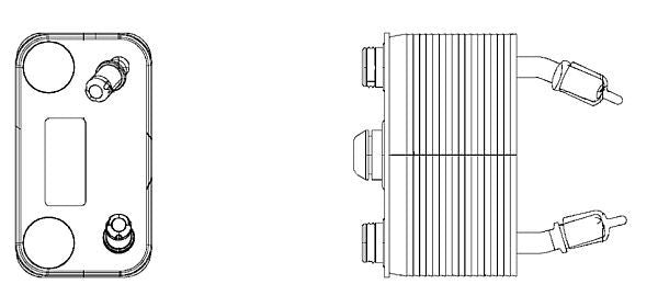 MAHLE Behr Automatic Transmission Oil Cooler Assembly 376778191