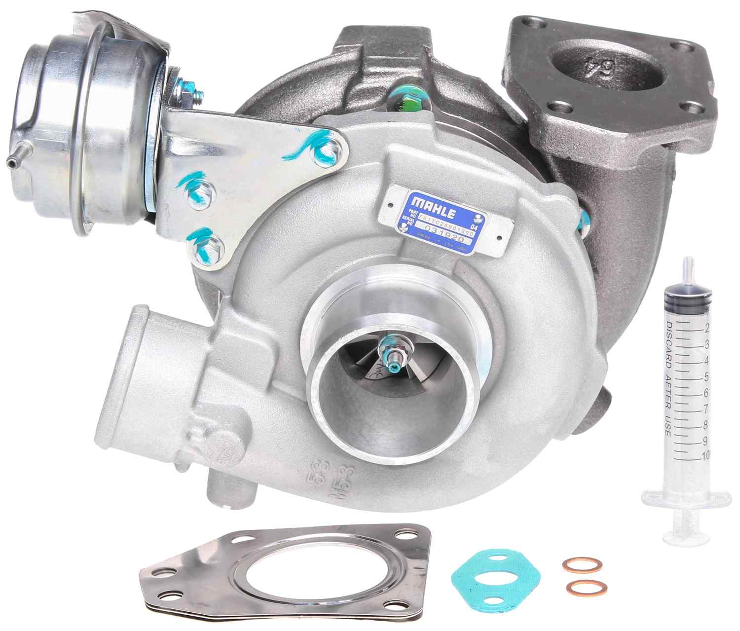 MAHLE Turbocharger top view frsport 781TC20001000