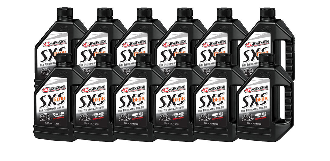MAXIMA RACING OILS SXS Synthetic Gear Oil 75w140 Case 12 x 1 Liter Oils, Fluids and Sealer Oils, Fluids and Additives main image