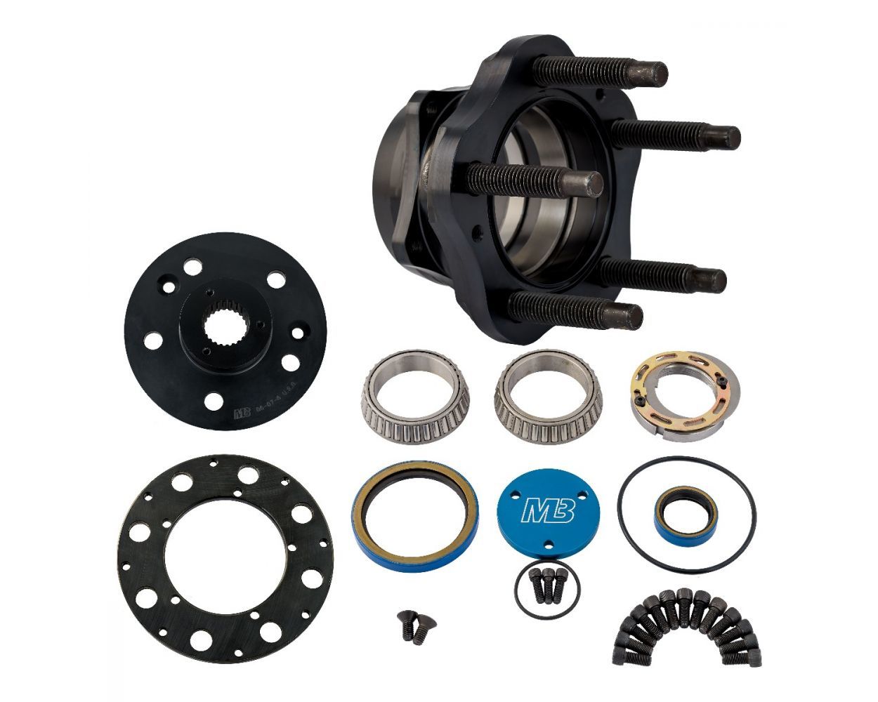 Mittler Bros Rear Hub Kit Standard - Left Wheel Hubs, Bearings and Components Wheel Bearing Hub Assemblies main image