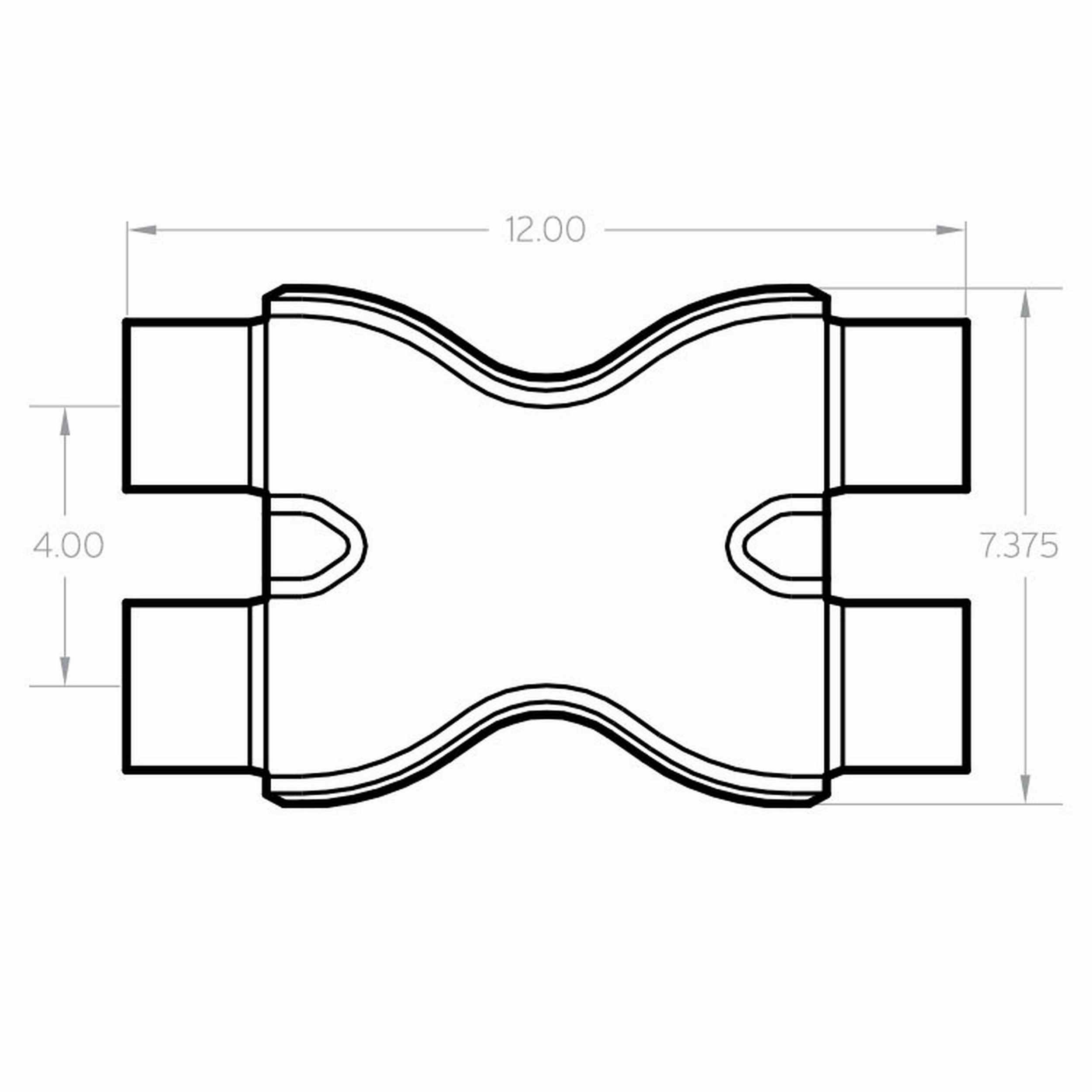 MagnaFlow Exhaust Products Stainless Tru-X Crossover 2.5in Dual MAG10791