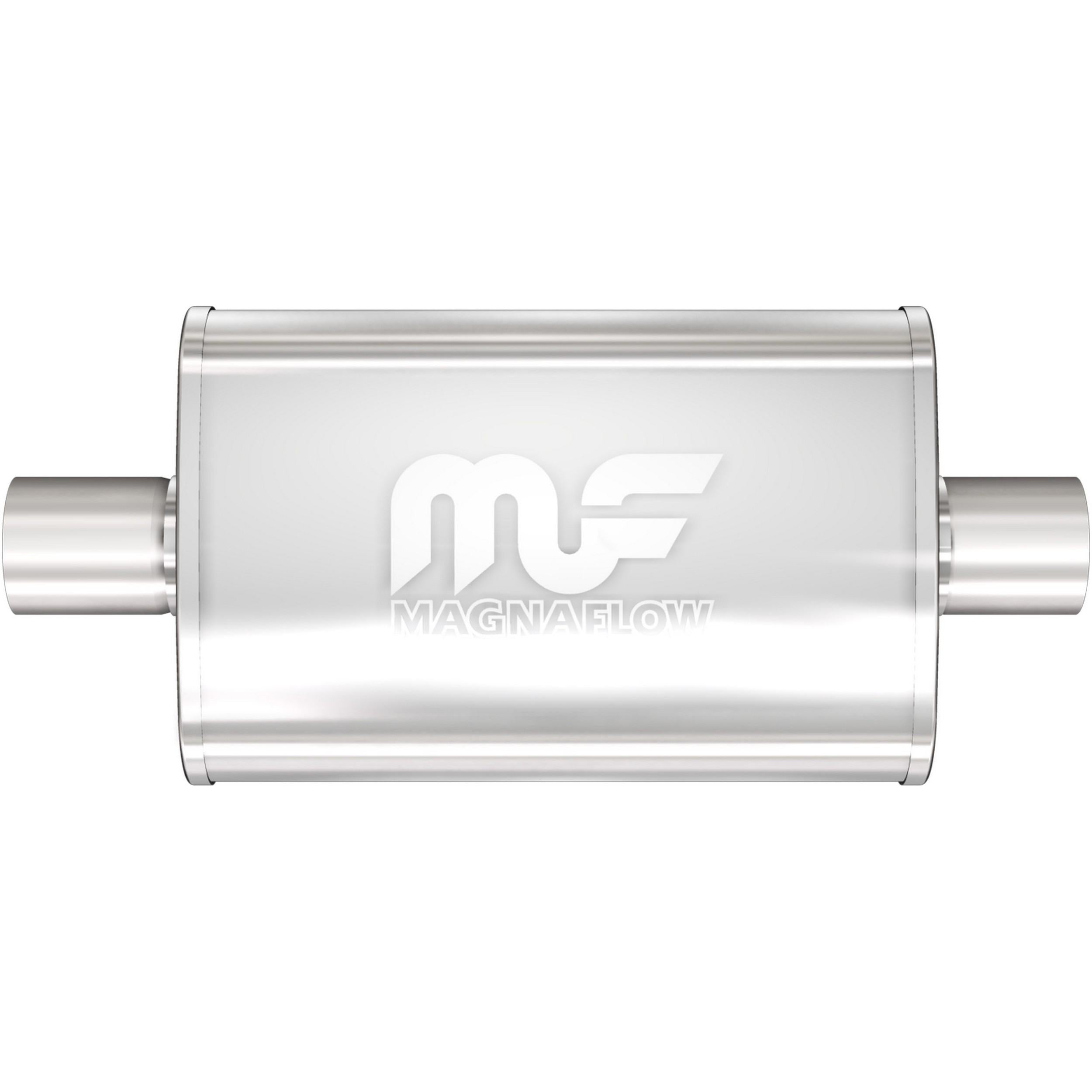 MagnaFlow Exhaust Products Stainless Muffler 3in Center In/Out MAG11219