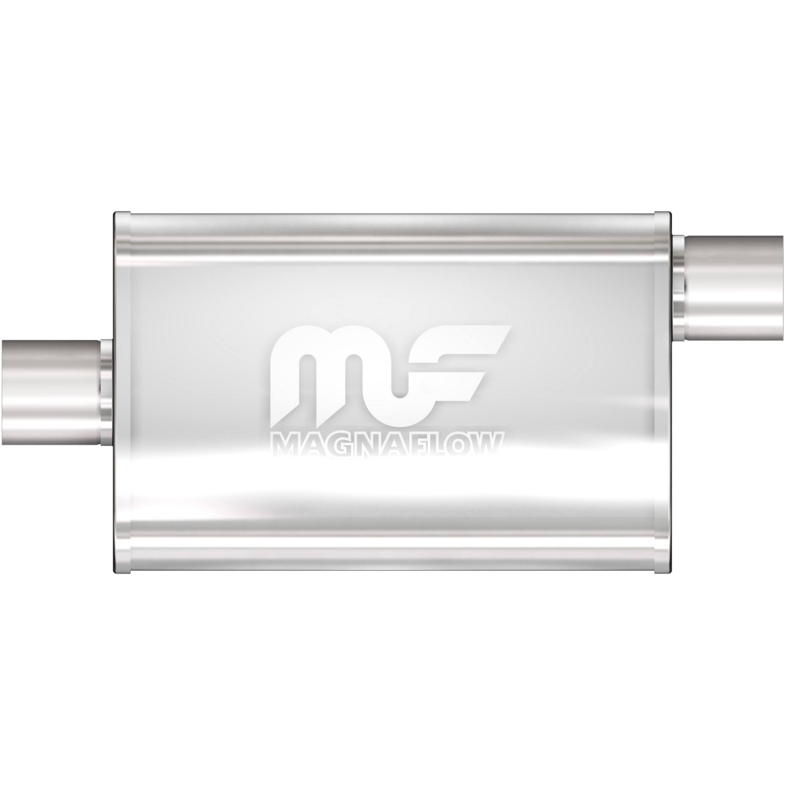 MagnaFlow Exhaust Products Stainless Muffler 2in Center In / Offset Out MAG11224
