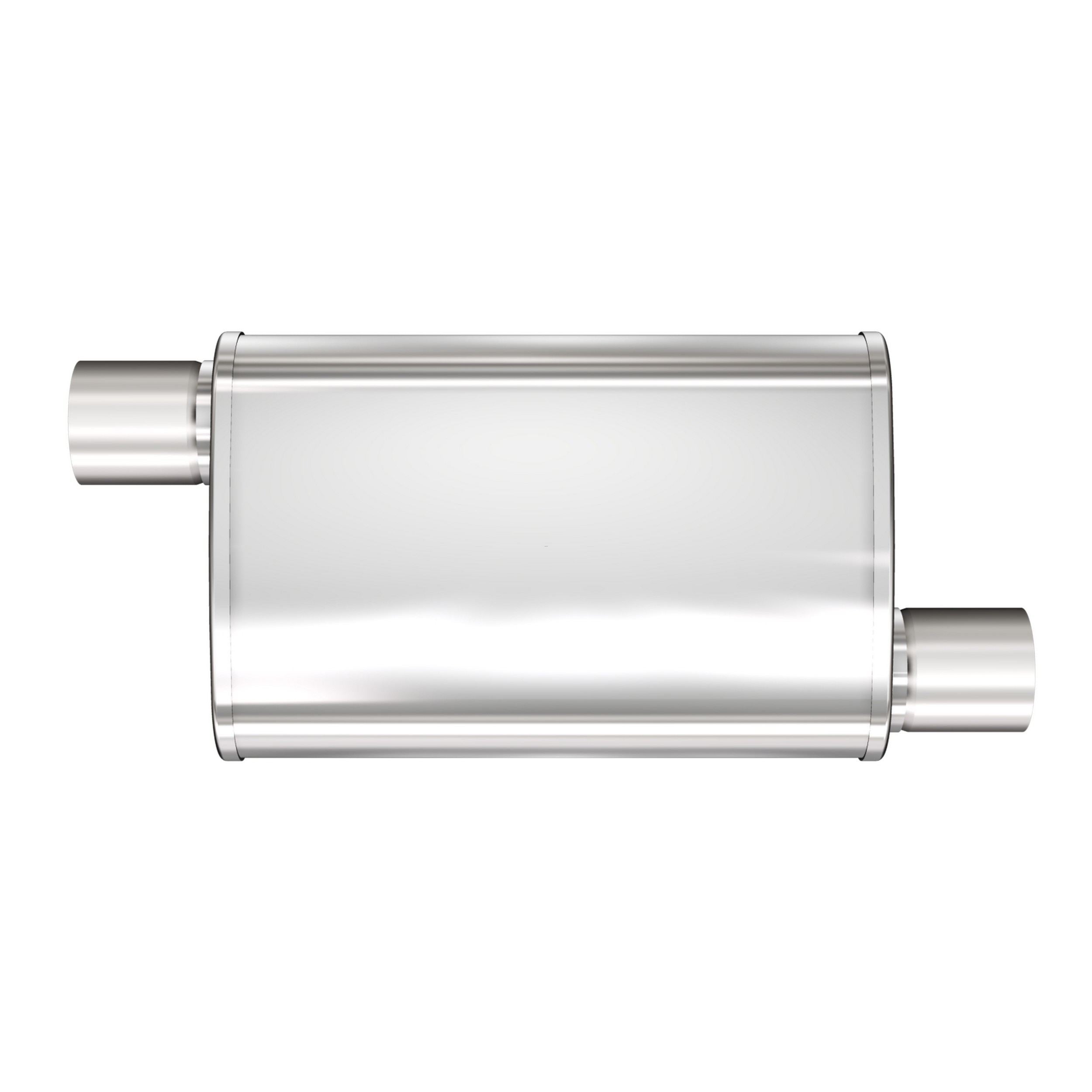 MagnaFlow Exhaust Products Stainless Muffler 3in Offset In / Out MAG13239