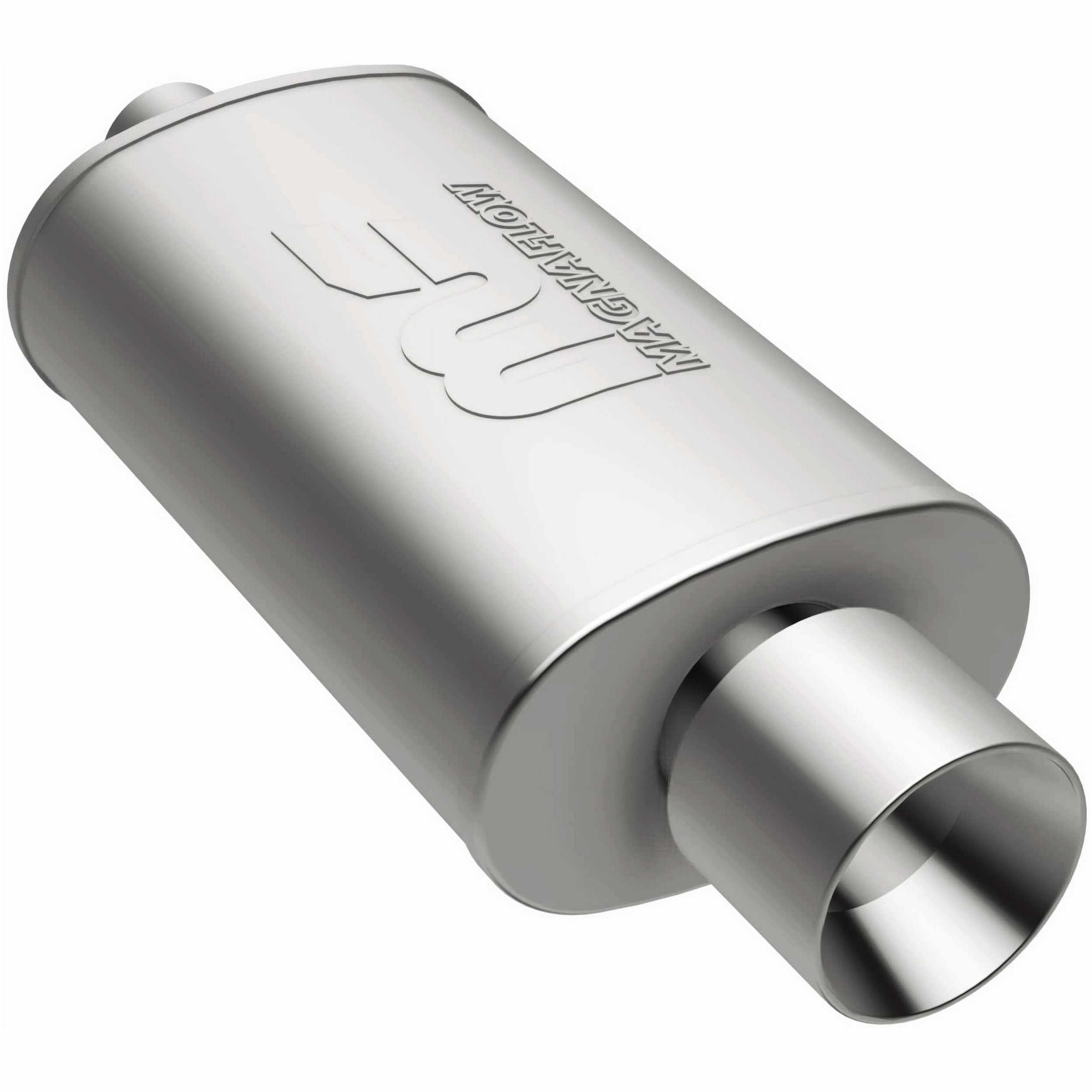 MagnaFlow Exhaust Products Stainless Muffler 2.25in In / 4in Tips Out MAG14832