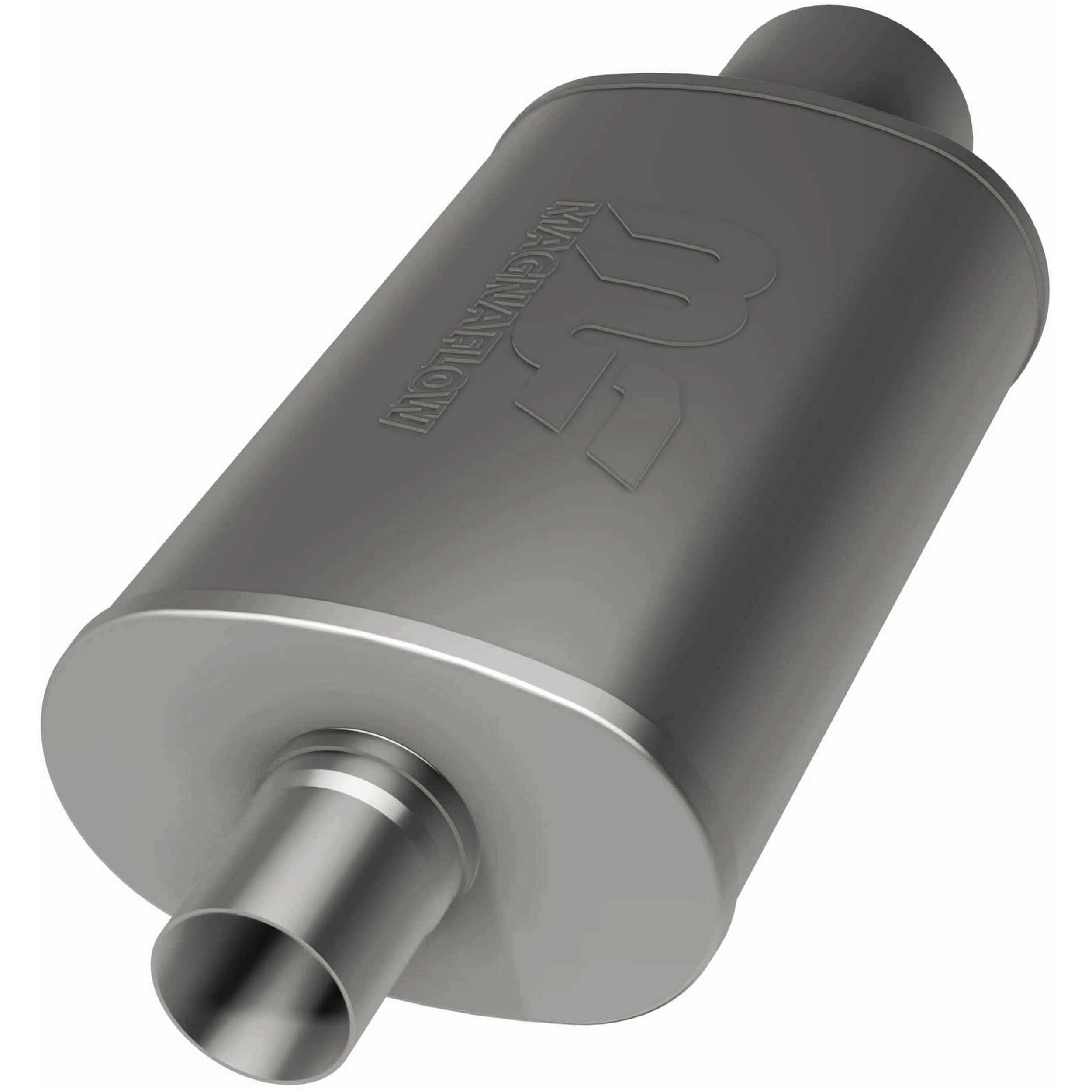MagnaFlow Exhaust Products Stainless Muffler 2.25in In / 4in Tips Out MAG14832