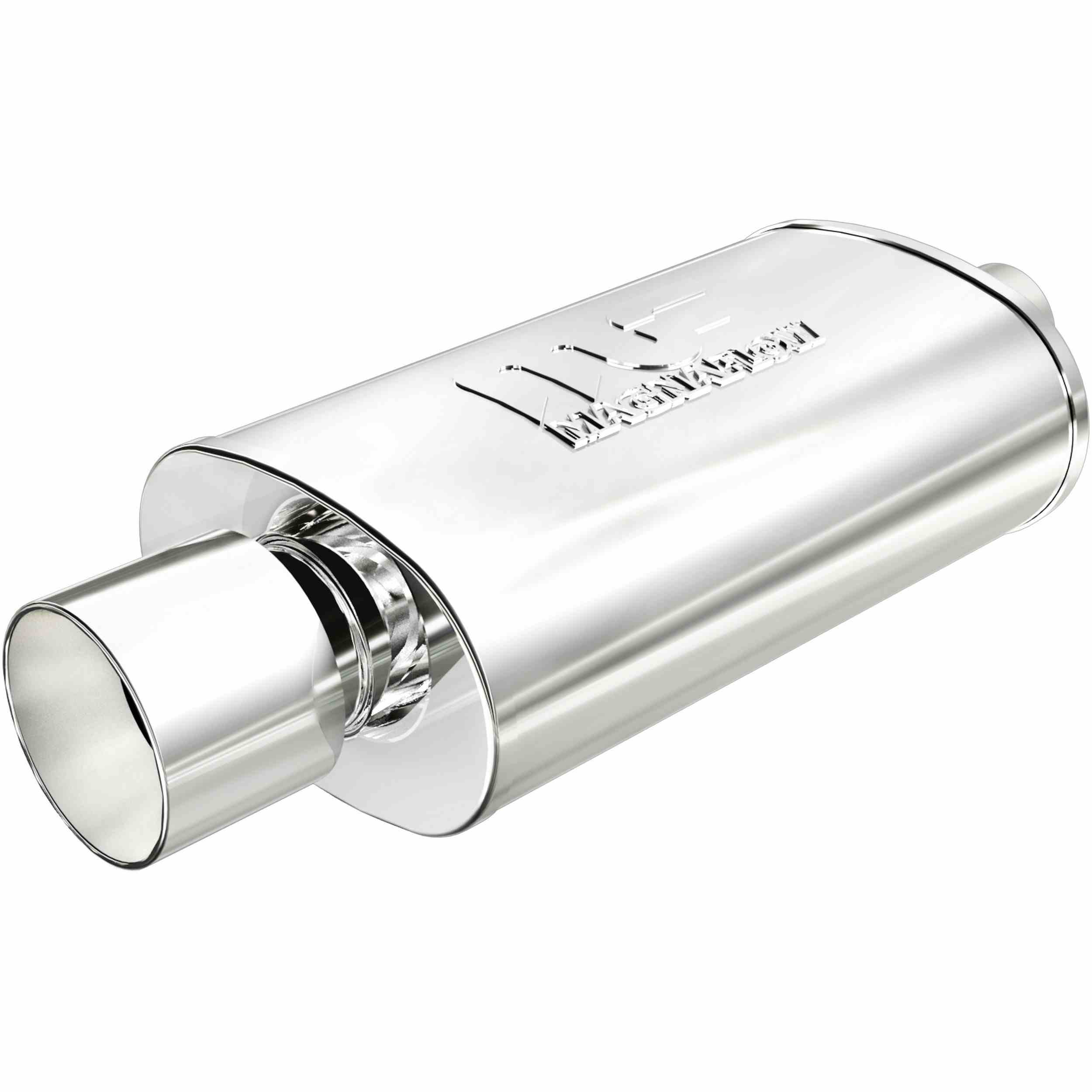 MagnaFlow Exhaust Products Stainless Muffler 2.25in In / 4in Tips Out MAG14832