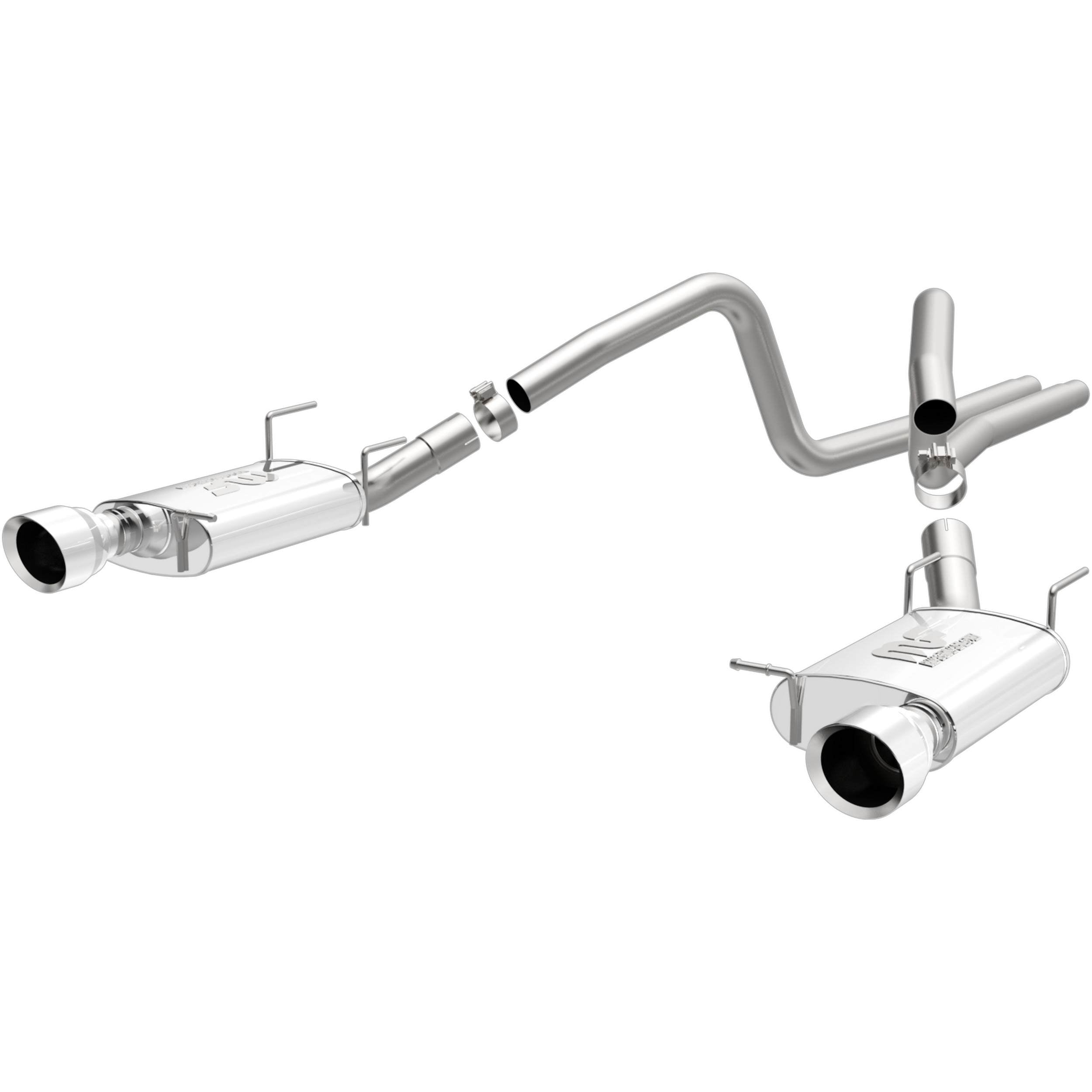 MagnaFlow Exhaust Products 14- Mustang 3.7L Cat Back Exhaust Kit MAG15244