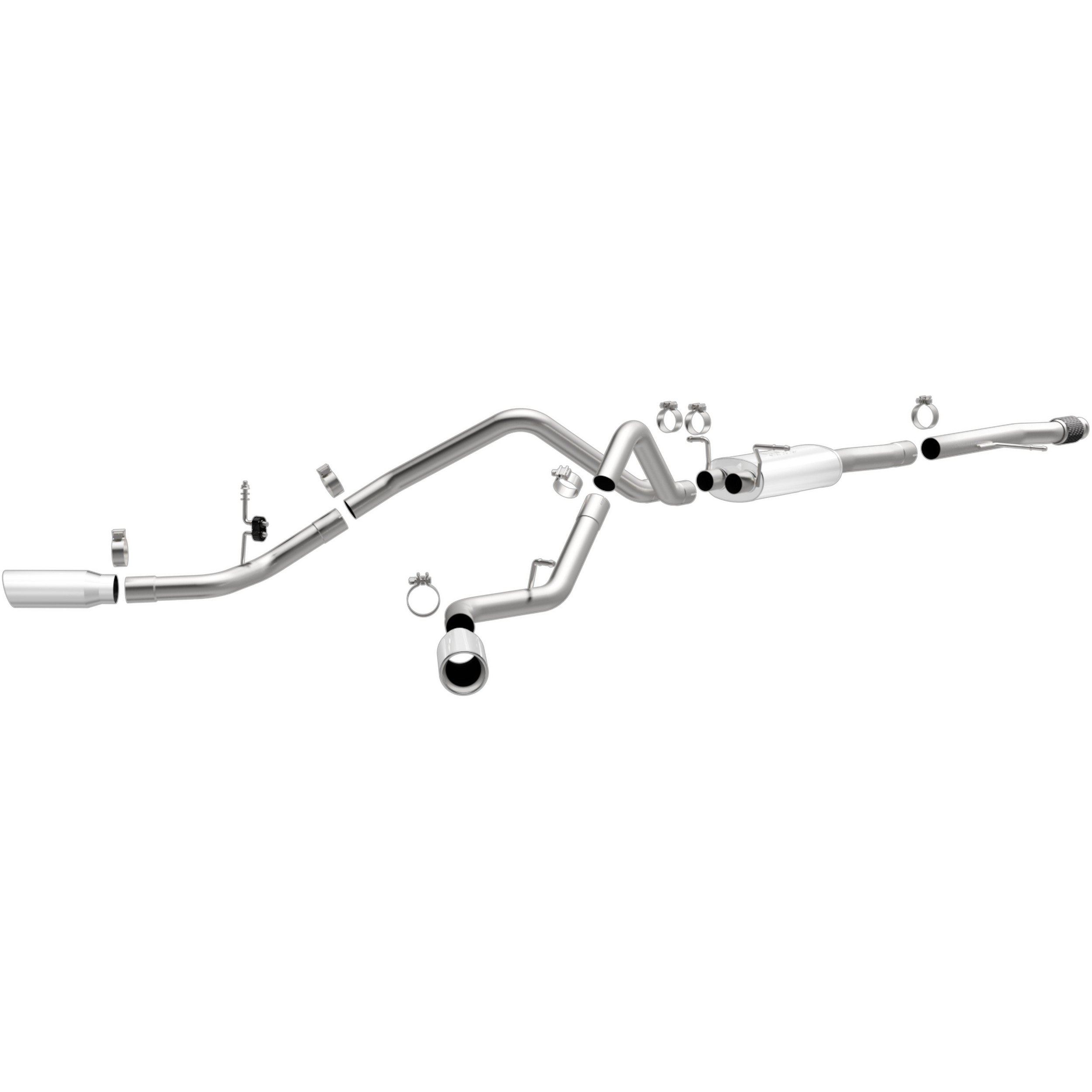MagnaFlow Exhaust Products 14- GM P/U 1500 CC&EC Cat Back Exhaust Kit MAG15269
