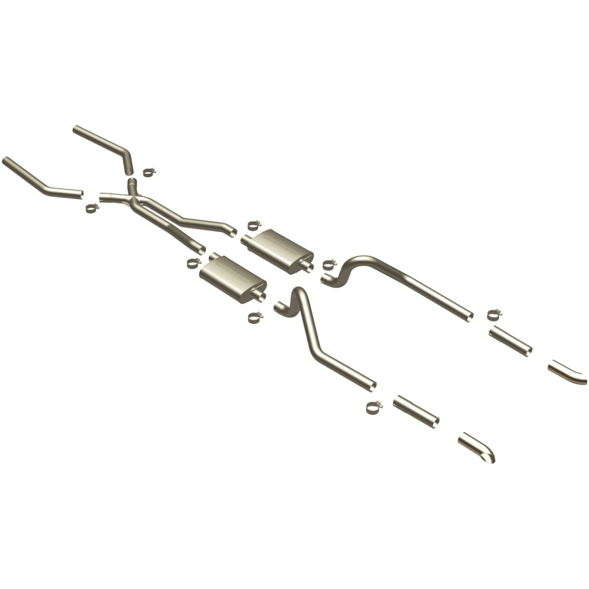 MagnaFlow Exhaust Products 67-70 Mustang V8 Dual Exhaust Kit MAG15816