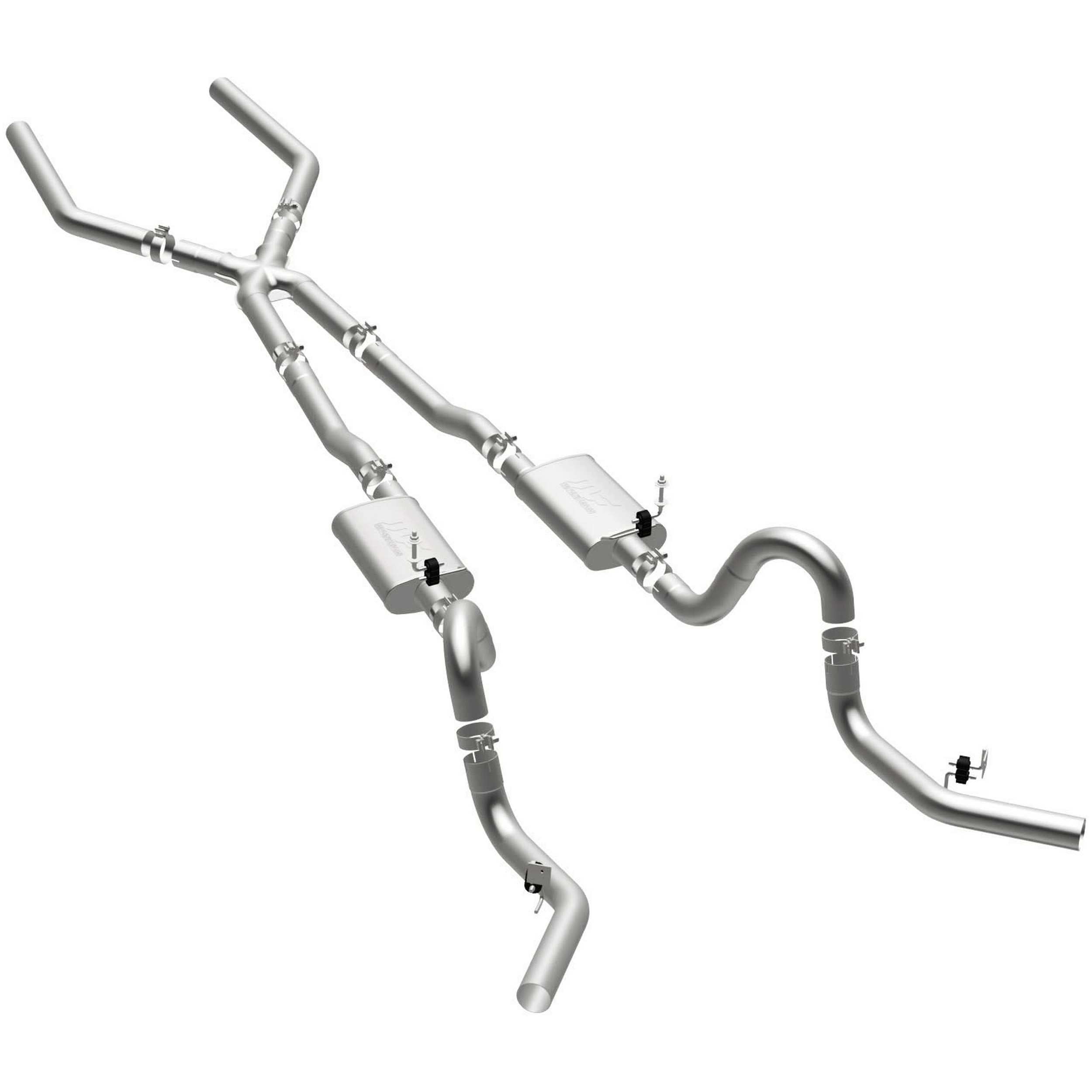 MagnaFlow Exhaust Products 68-72 GM A Body 3in Dual Exhaust System MAG15898