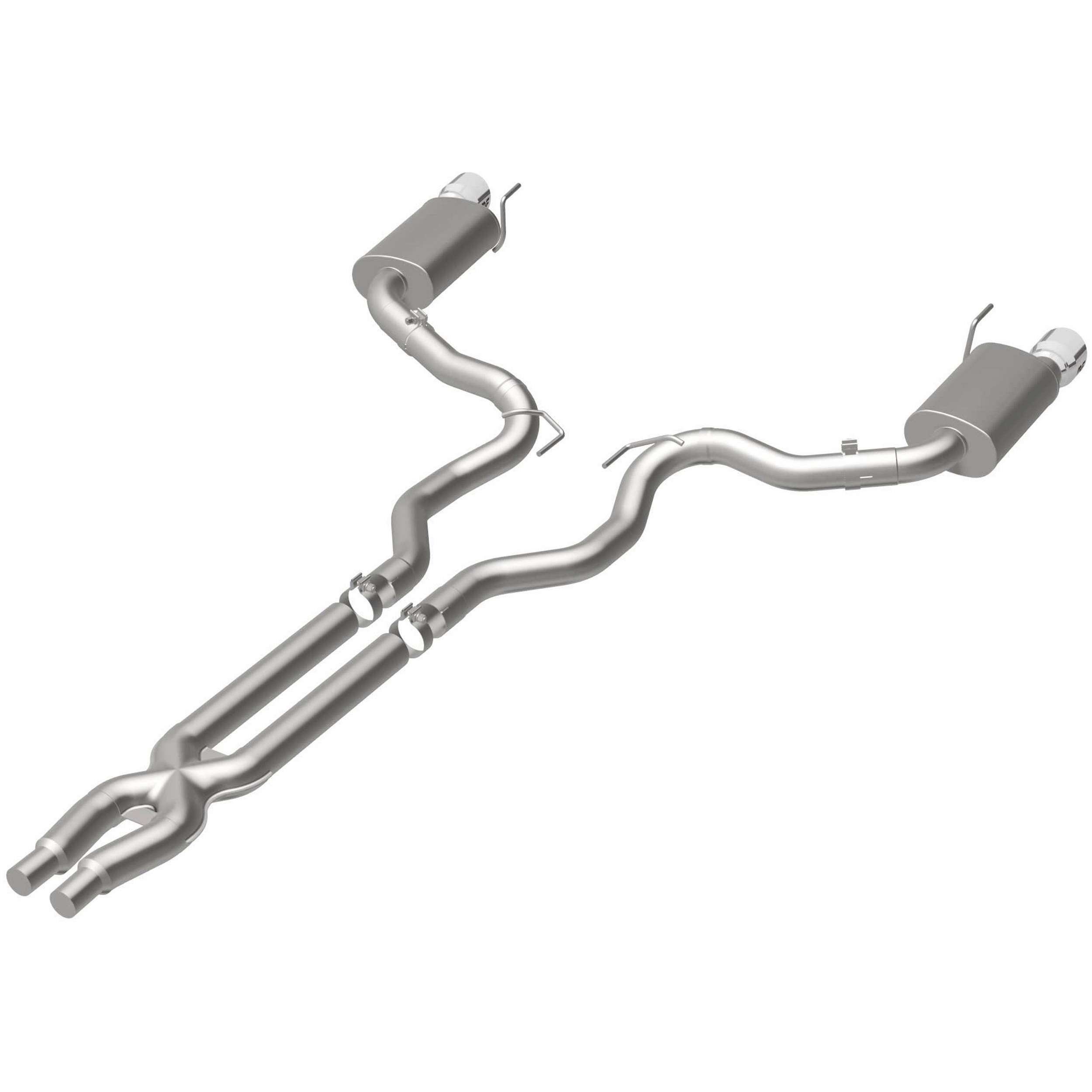 MagnaFlow Exhaust Products 15- Mustang 5.0L Cat Back Exhaust - Street MAG19100